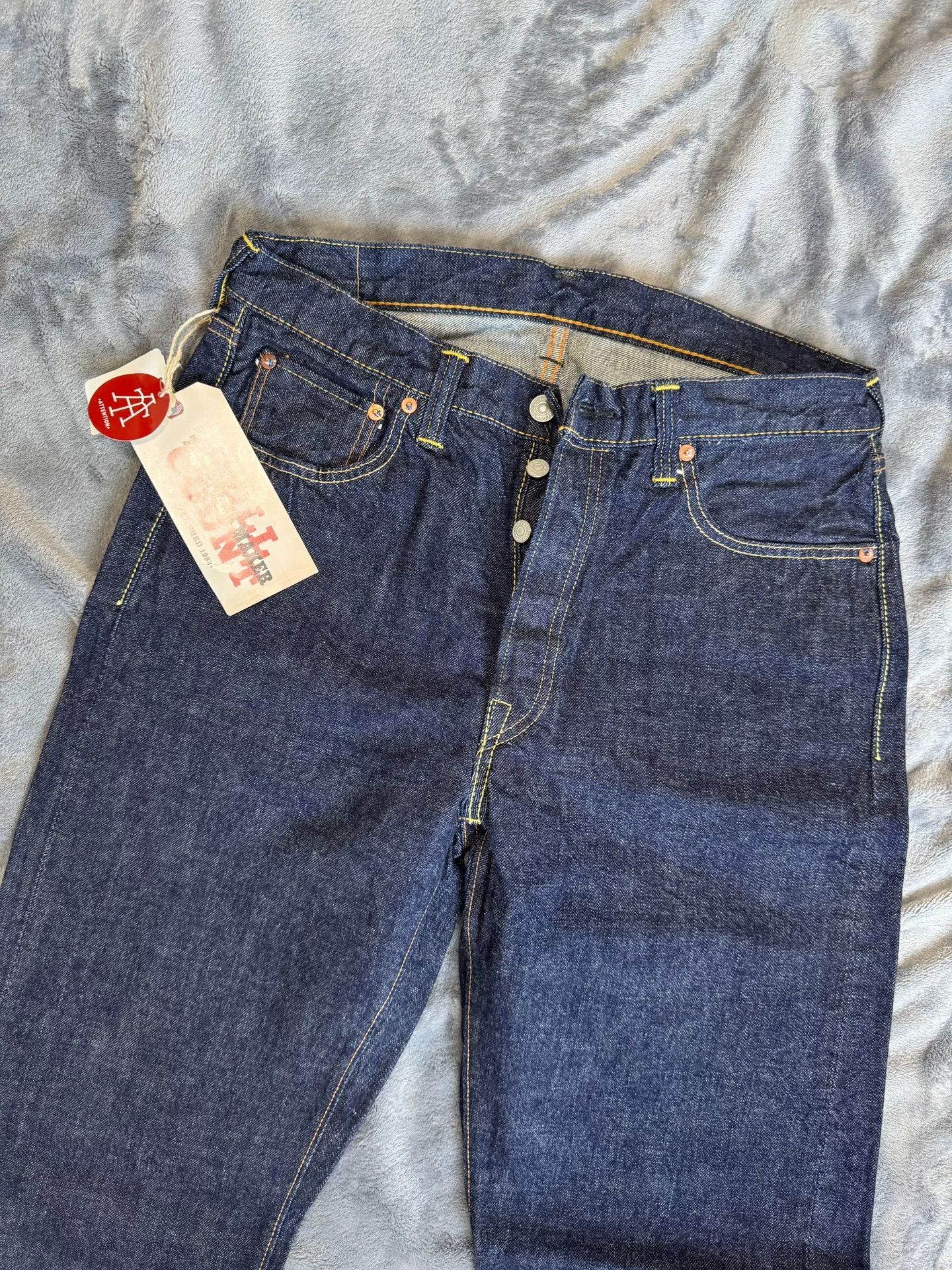 Full Count & Co. FullCount 1101 High-Rise Straight Jeans Size US 33 - 2 Thumbnail