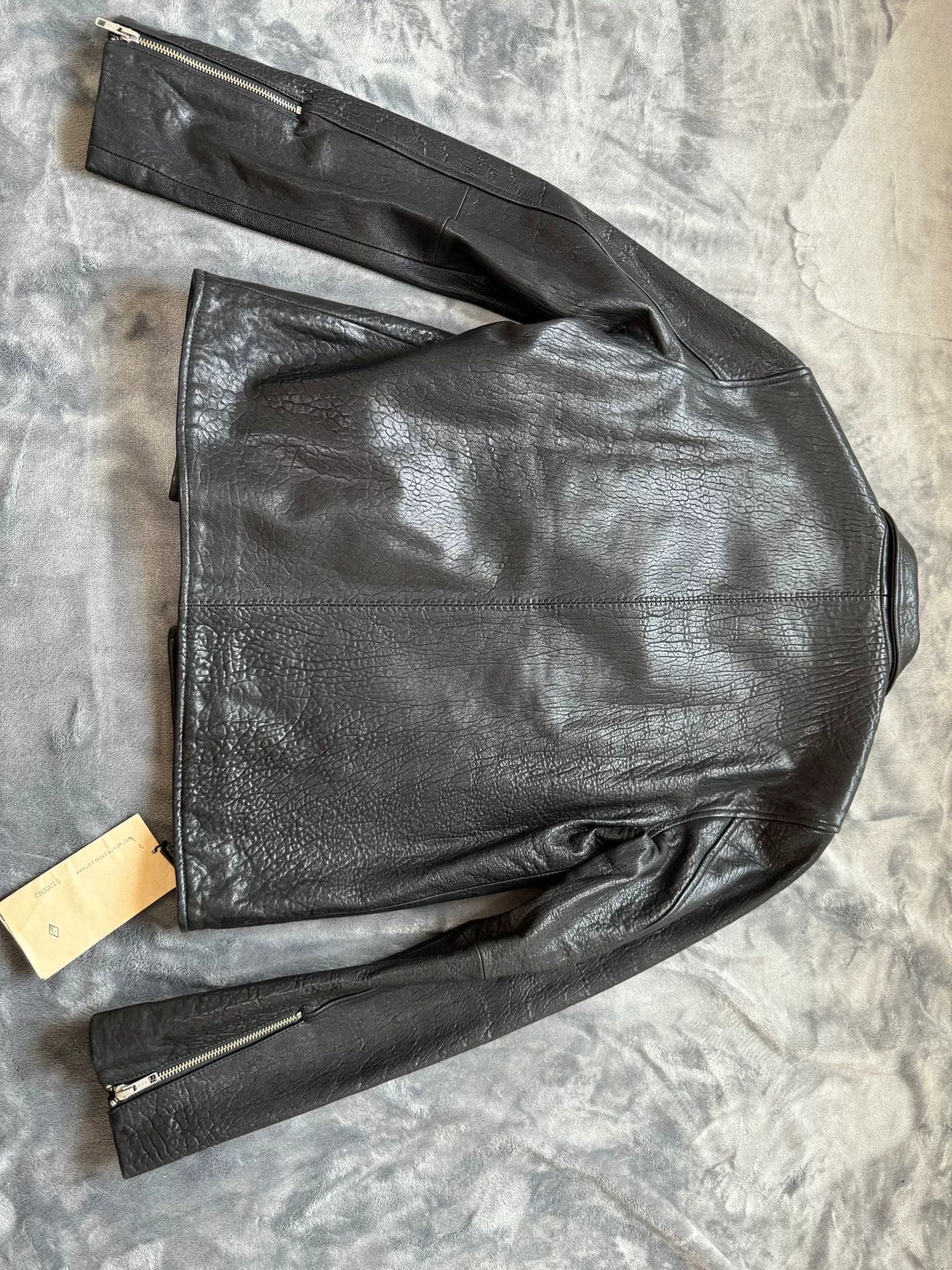 Croquis Croquis Black Sheepskin Leather Jacket Size US M / EU 48-50 / 2 - 3 Thumbnail