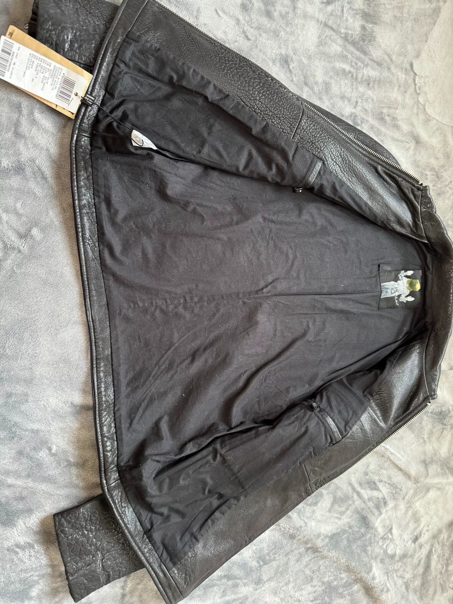 Croquis Croquis Black Sheepskin Leather Jacket Size US M / EU 48-50 / 2 - 8 Thumbnail