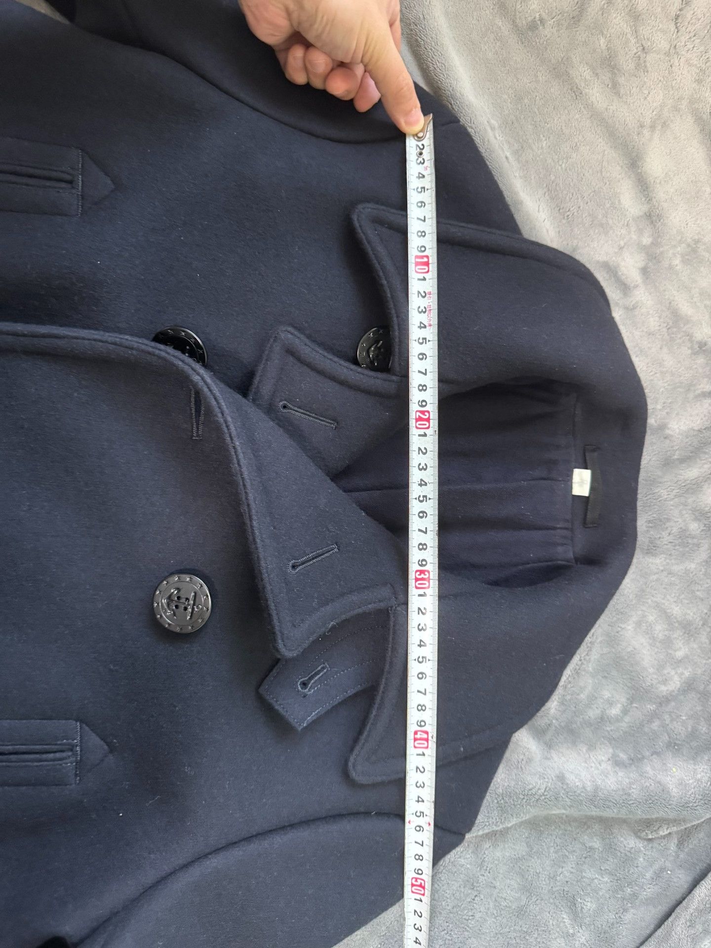 Buzz Rickson's Buzz Rickson 36oz Navy Wool Coat Size US XXS / EU 40 - 7 Thumbnail