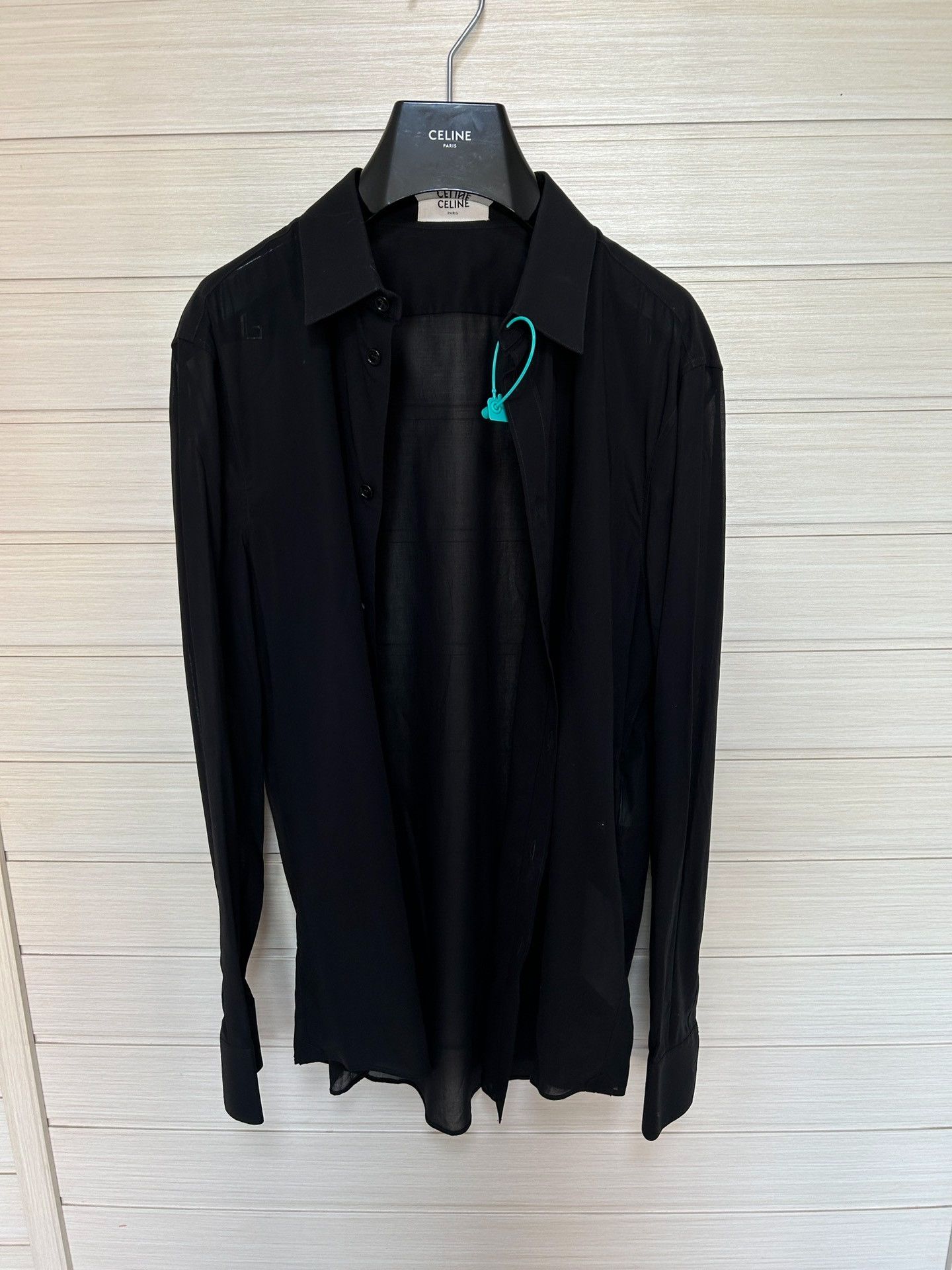 Hedi Slimane Celine by Hedi Slimane Black Shirt Size US XXS / EU 40 - 2 Thumbnail