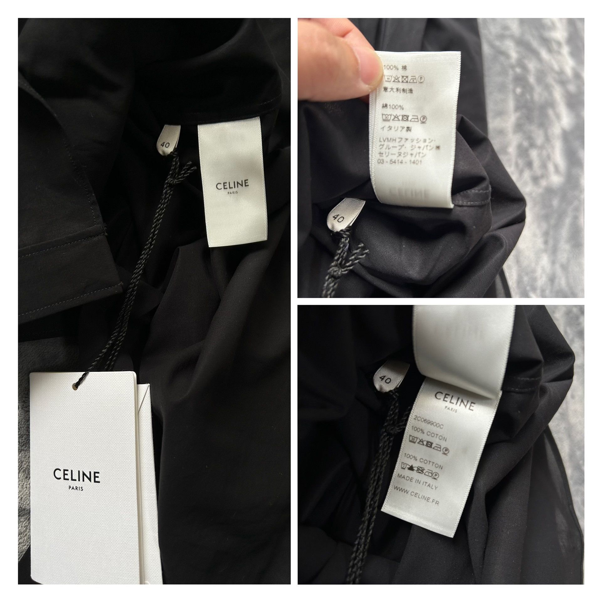 Hedi Slimane Celine by Hedi Slimane Black Shirt Size US XXS / EU 40 - 9 Thumbnail