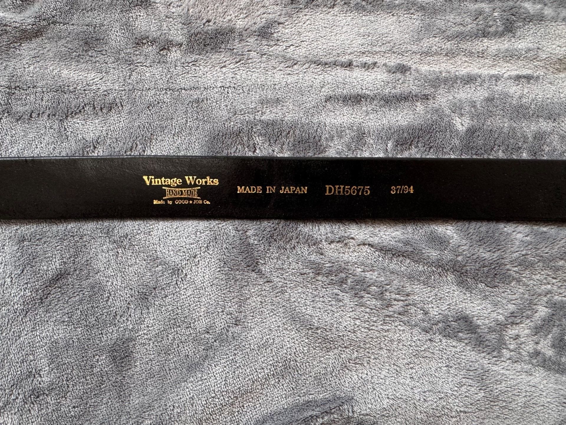VINNY's VINTAGE WORKS Handmade Vintage Leather Belt Size ONE SIZE - 4 Thumbnail