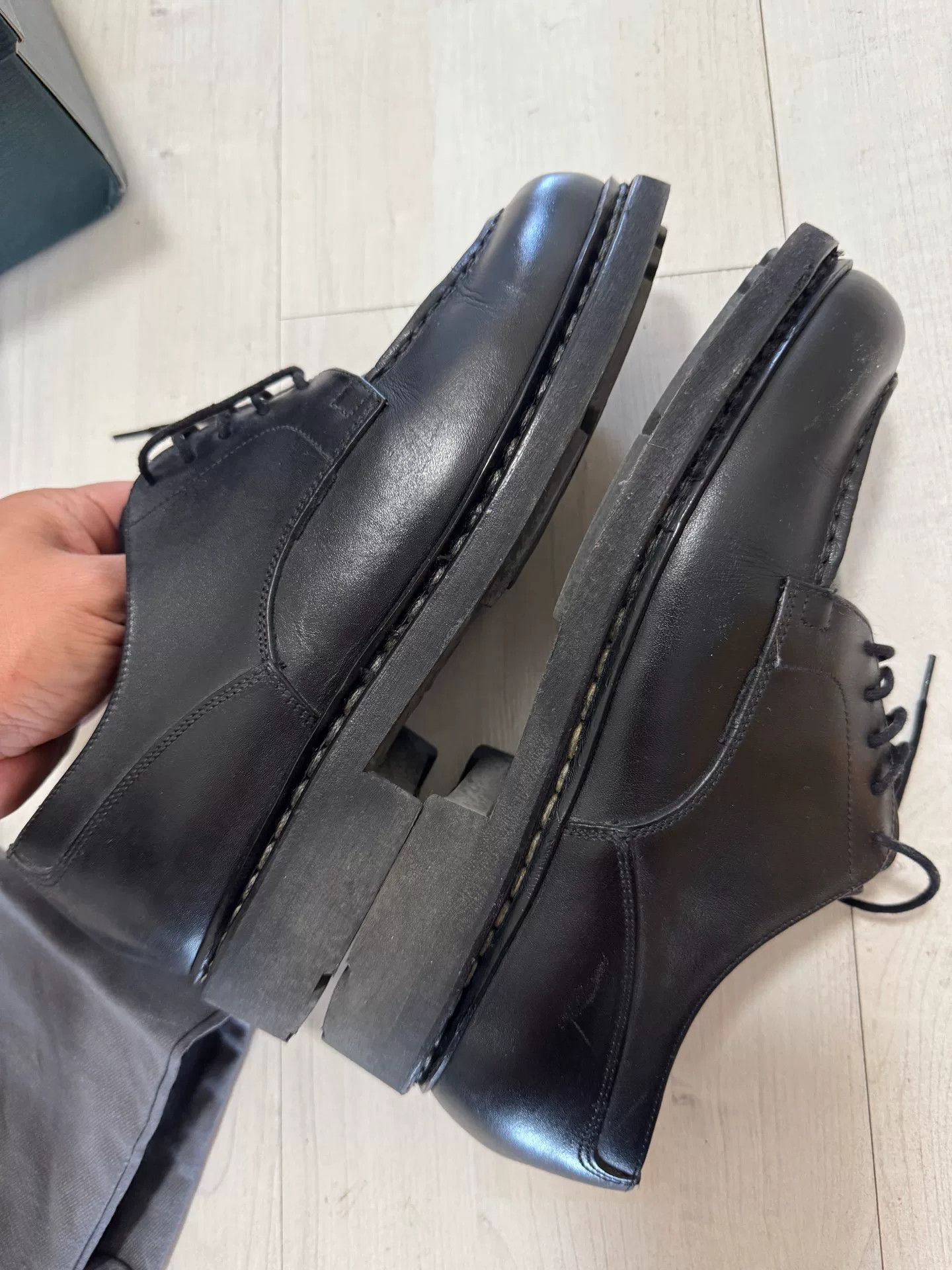 Paraboot Paraboot Chambord Leather Shoes Size US 9 / EU 42 - 7 Thumbnail