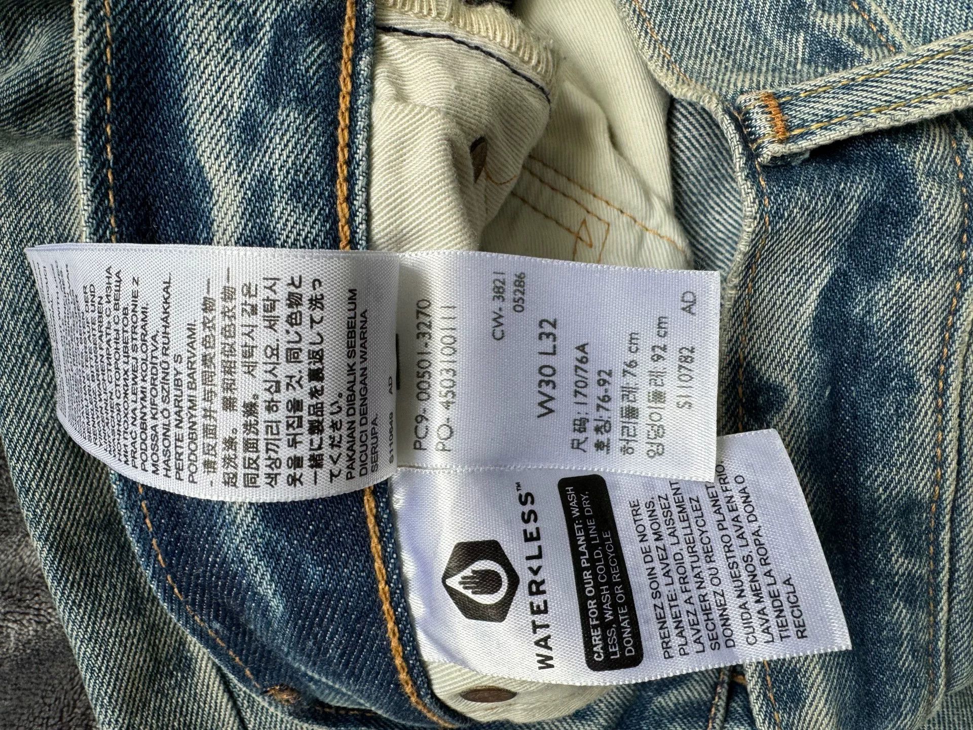 Levi's Levi's 501 Light Blue Jeans Size US 30 / EU 46 - 4 Thumbnail