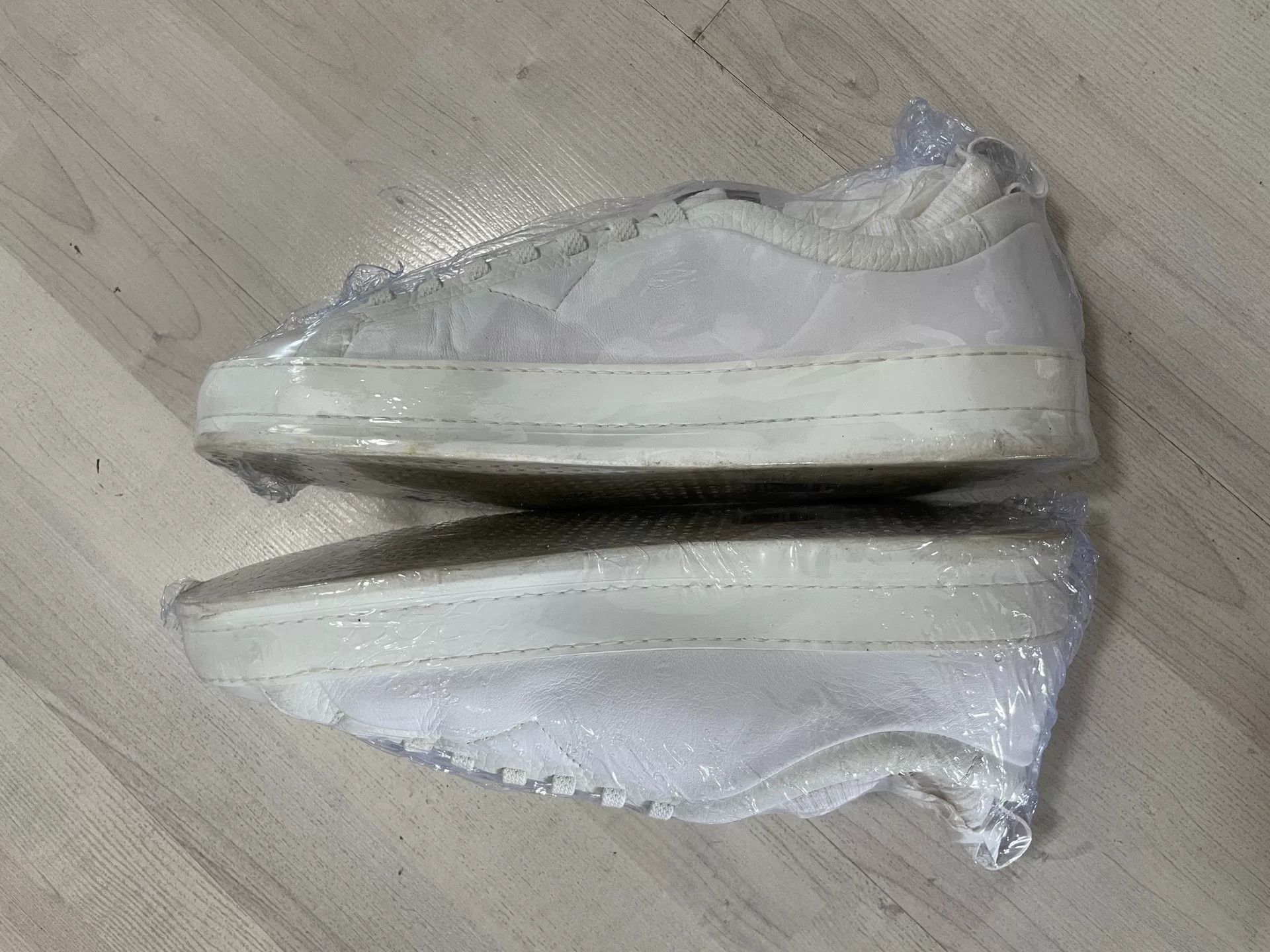 Ermenegildo Zegna Ermenegildo Zegna Classic White Sneakers Size US 7.5 / EU 40-41 - 3 Thumbnail