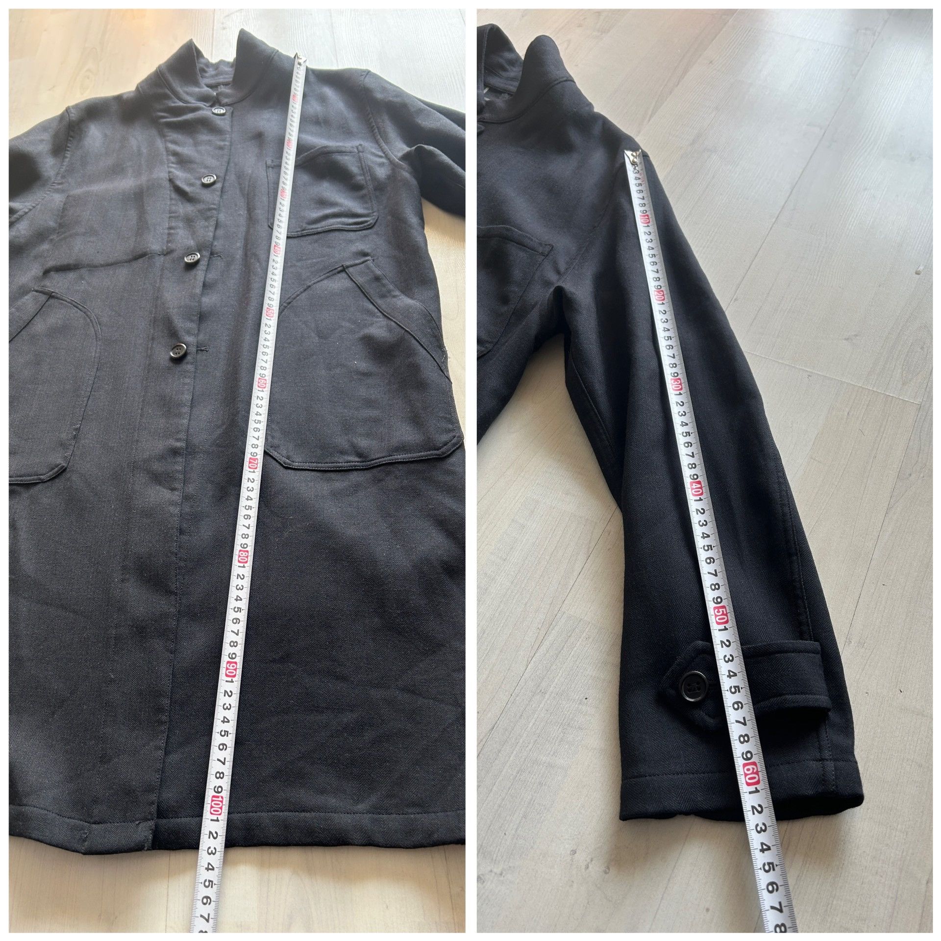 Croquis Croquis Stand Collar Wool Coat Size US L / EU 52-54 / 3 - 8 Thumbnail