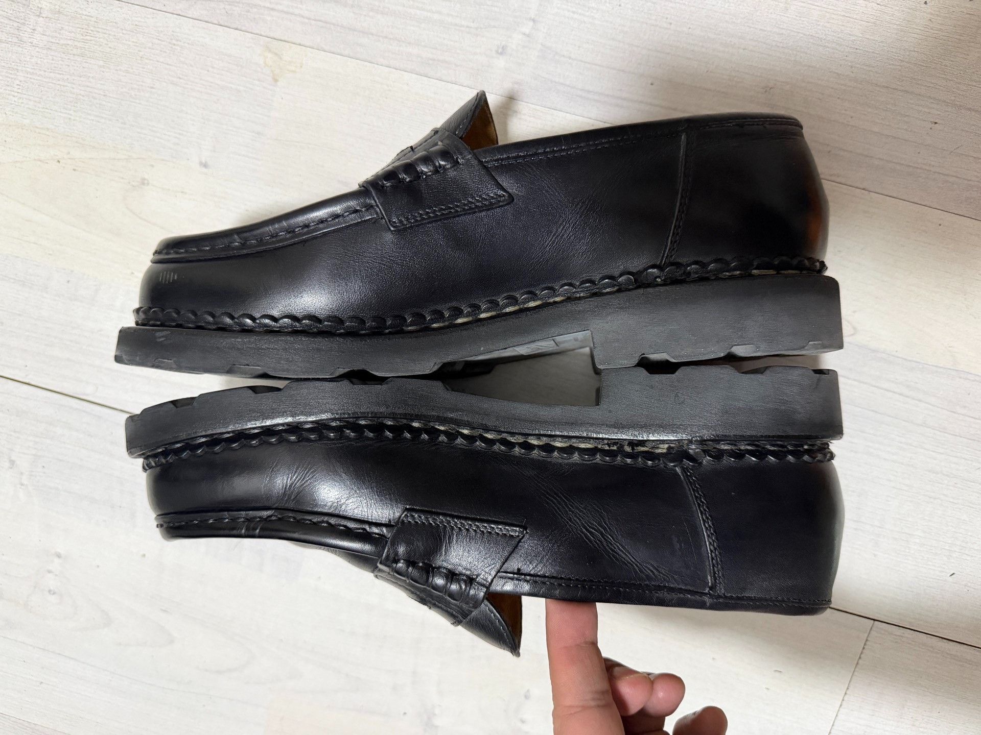 Paraboot Paraboot Reims Black Loafer Shoes Size US 9.5 / EU 42-43 - 4 Thumbnail