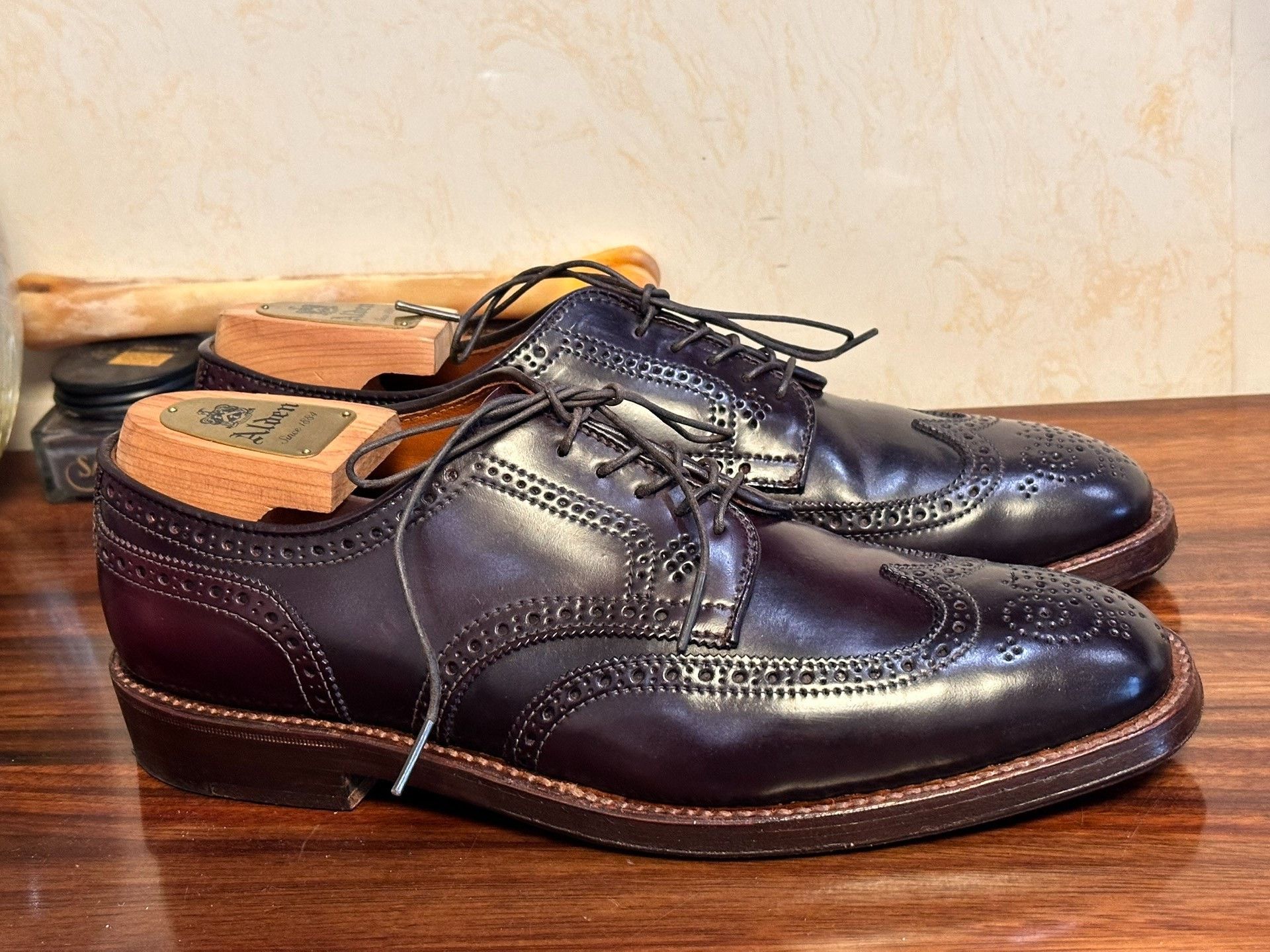 Alden Alden Short Wing D7501 Size US 8 / EU 41 - 2 Thumbnail