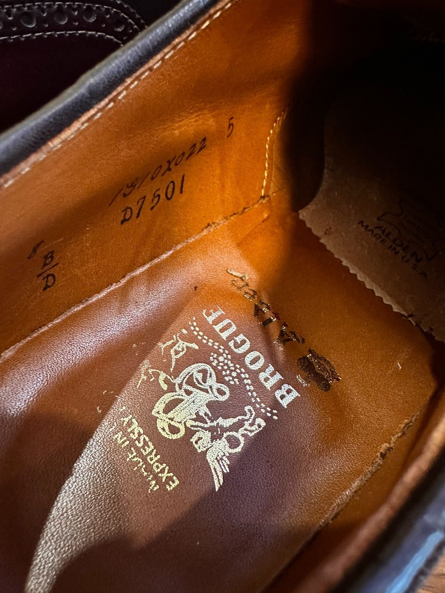 Alden Alden Short Wing D7501 Size US 8 / EU 41 - 8 Thumbnail