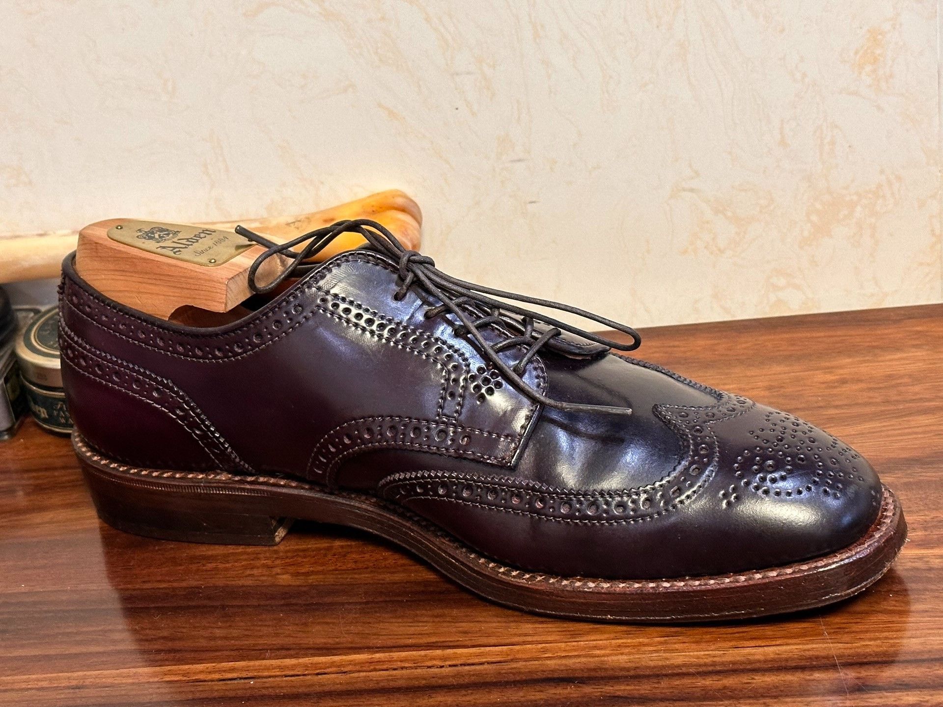 Alden Alden Short Wing D7501 Size US 8 / EU 41 - 5 Thumbnail