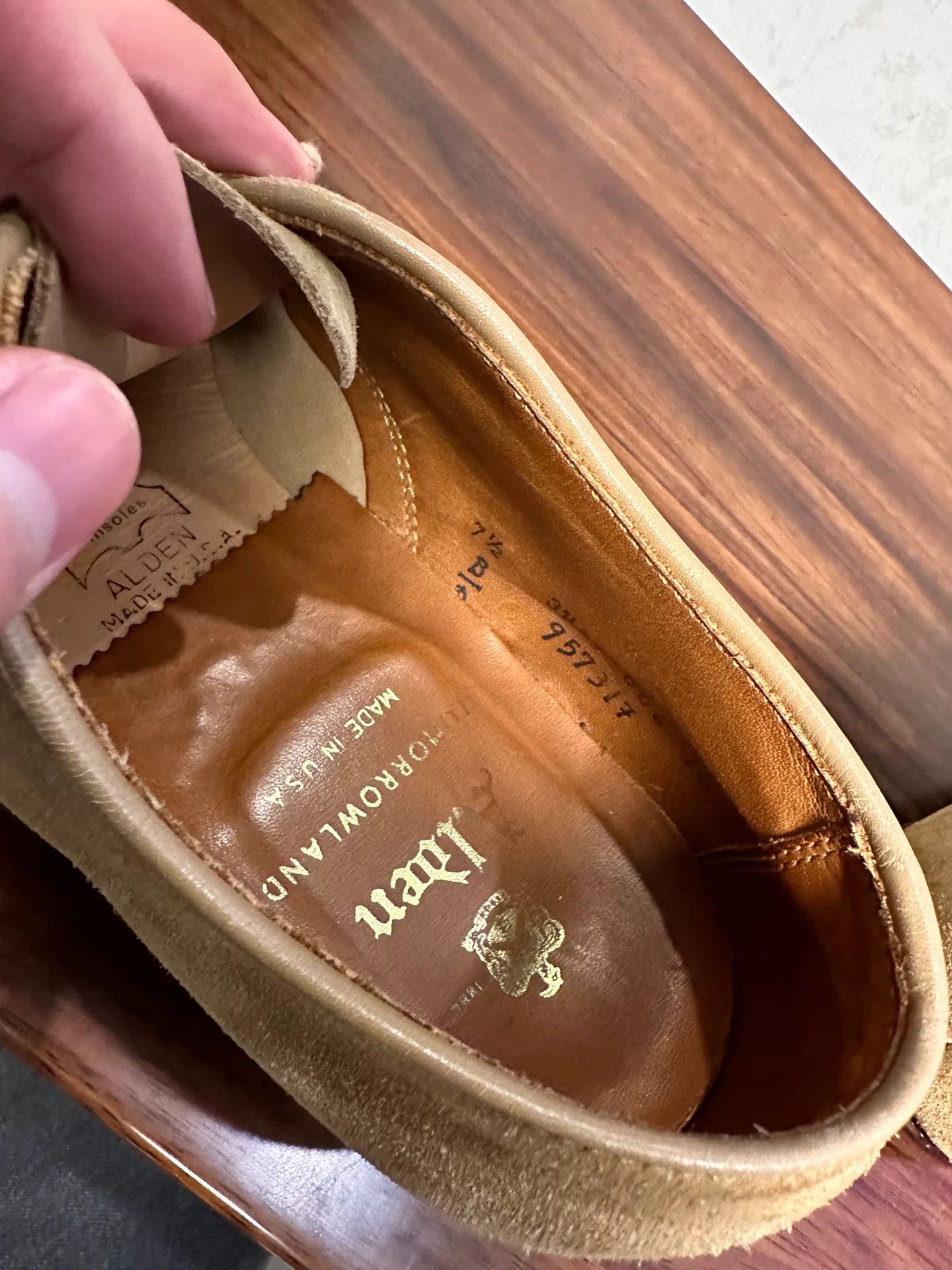 Alden Alden Suede Dover 95731F Size US 7.5 / EU 40-41 - 8 Thumbnail