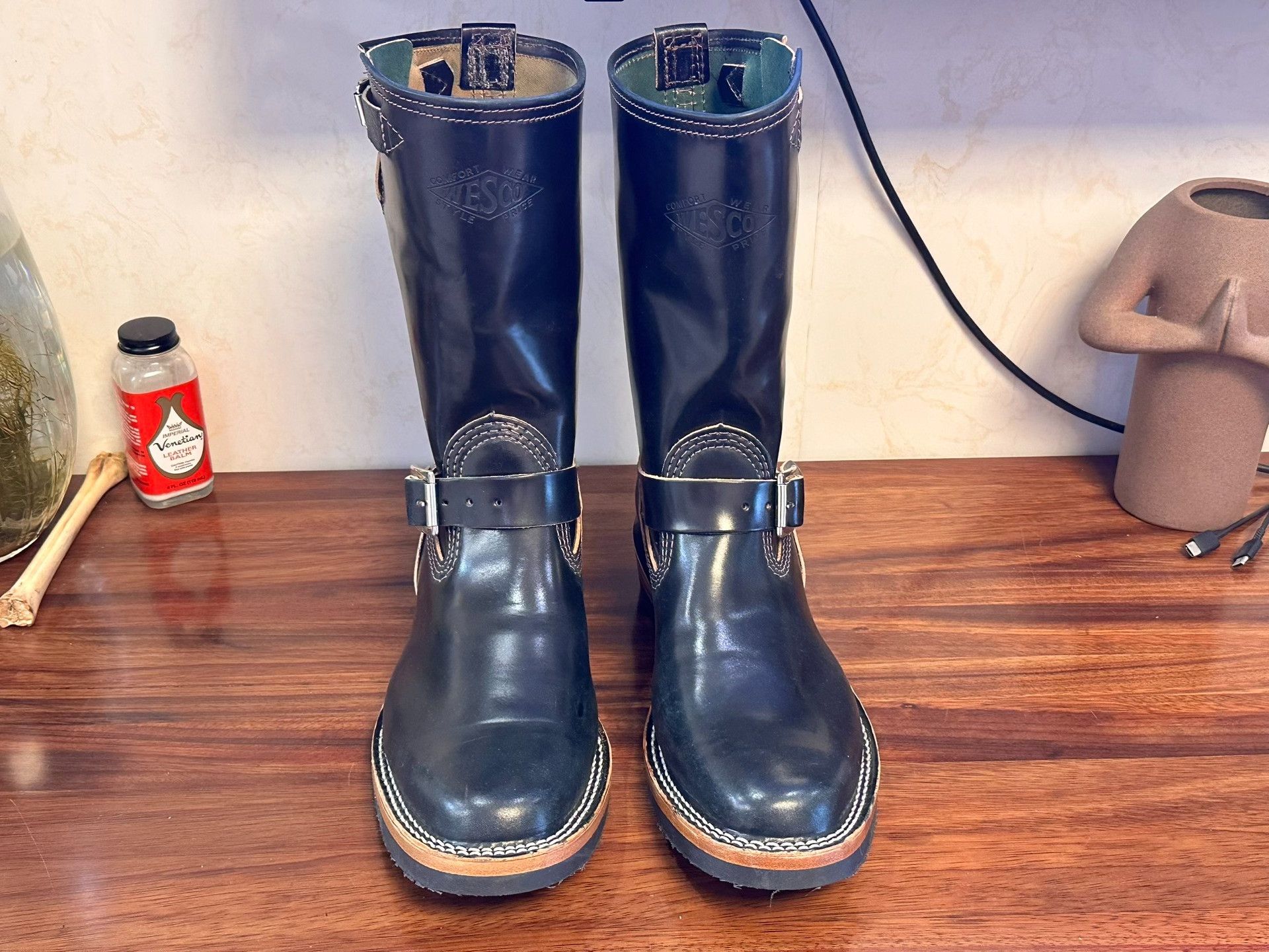 WESCO WESCO Horween Shell Cordovan Engineer Boots Size US 9 / EU 42 - 3 Thumbnail