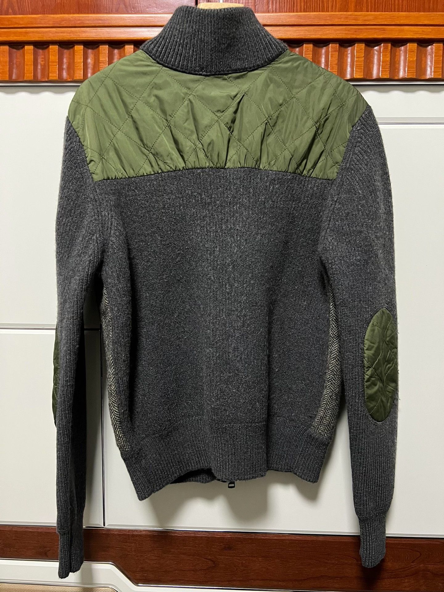 Moncler Moncler Men's Heavy Wool Knit Jacket Size US L / EU 52-54 / 3 - 2 Thumbnail