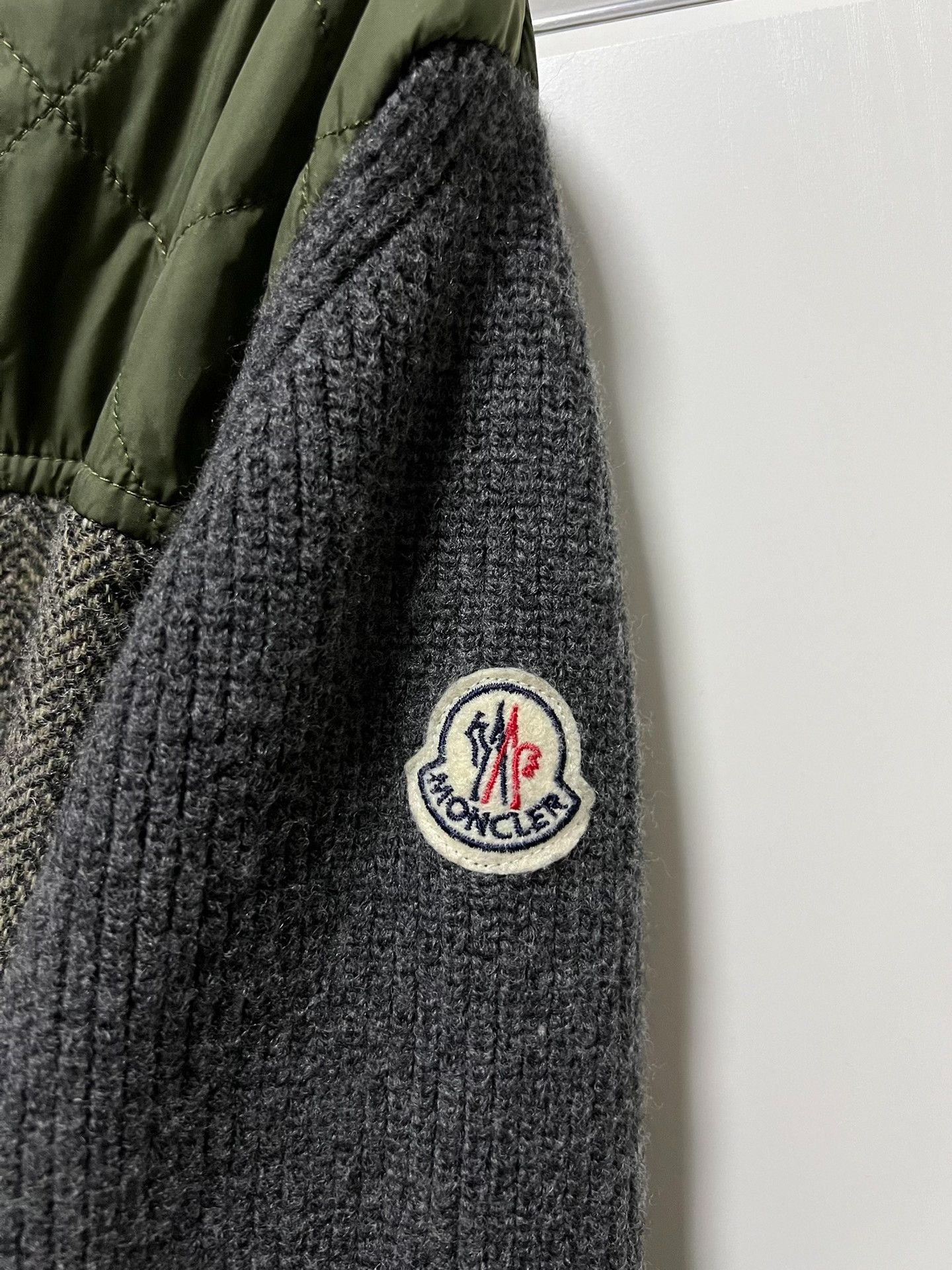 Moncler Moncler Men's Heavy Wool Knit Jacket Size US L / EU 52-54 / 3 - 4 Thumbnail