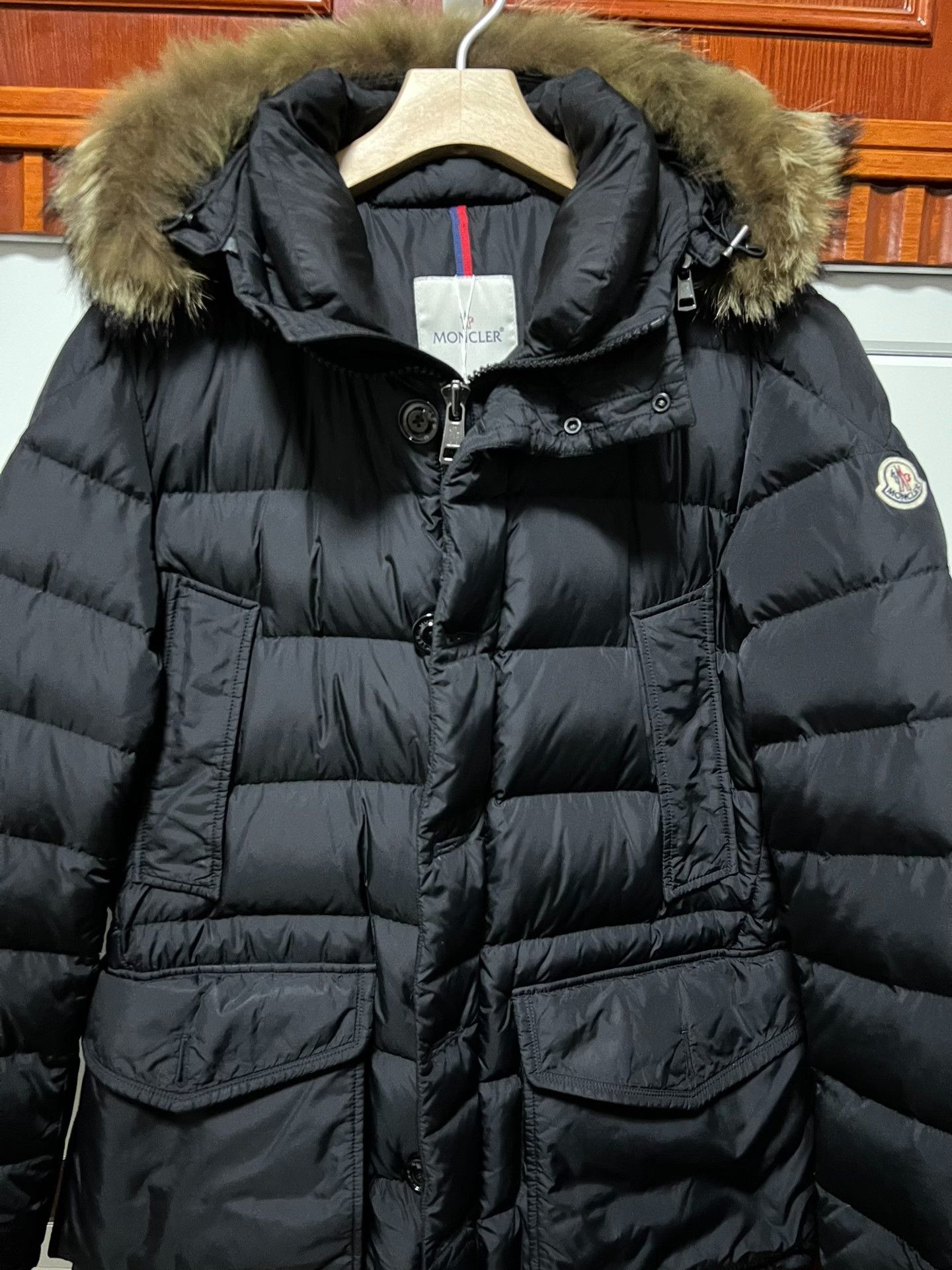 Moncler Moncler Cluny Men's Down Coat Size US XL / EU 56 / 4 - 2 Thumbnail