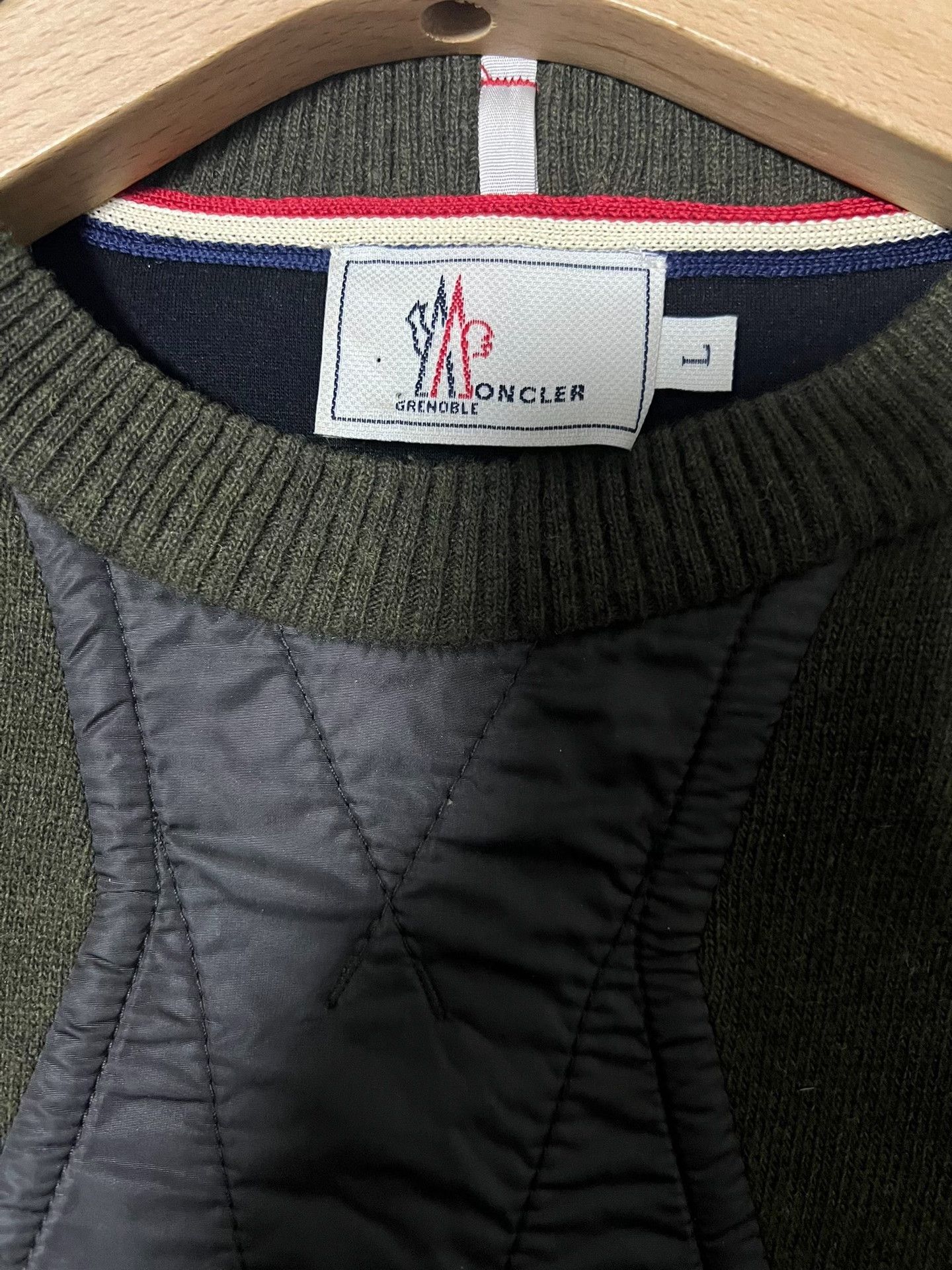 Moncler Moncler Men's Wool Crewneck Sweater Size US L / EU 52-54 / 3 - 4 Thumbnail