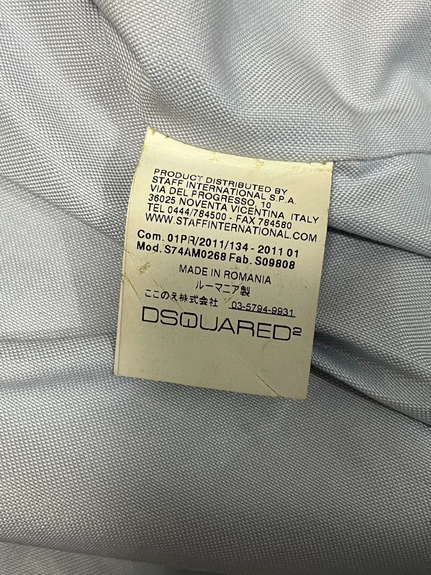 Dsquared2 Dsquared2 Men's Horse Leather Jacket Size US M / EU 48-50 / 2 - 8 Thumbnail