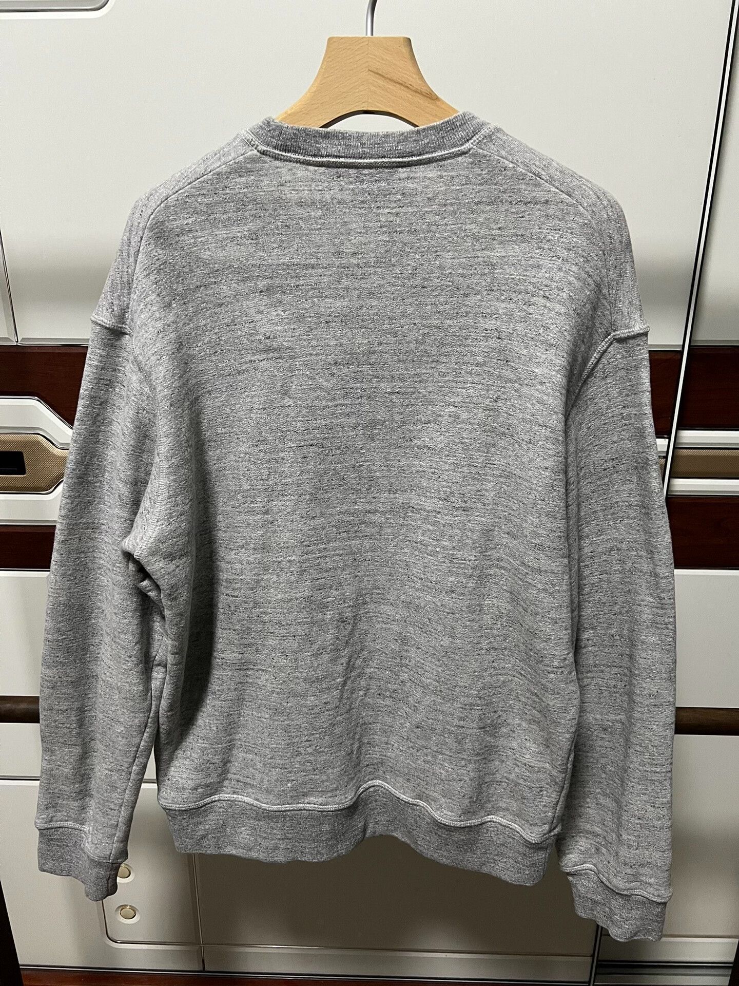 Dsquared2 DSQUARED2 Gray Oversized Fleece Hoodie Size US XL / EU 56 / 4 - 2 Thumbnail