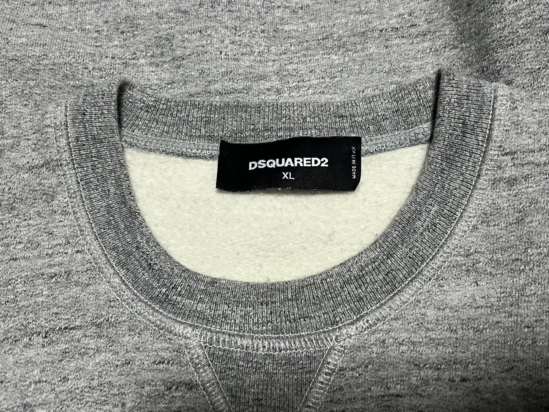 Dsquared2 DSQUARED2 Gray Oversized Fleece Hoodie Size US XL / EU 56 / 4 - 3 Thumbnail