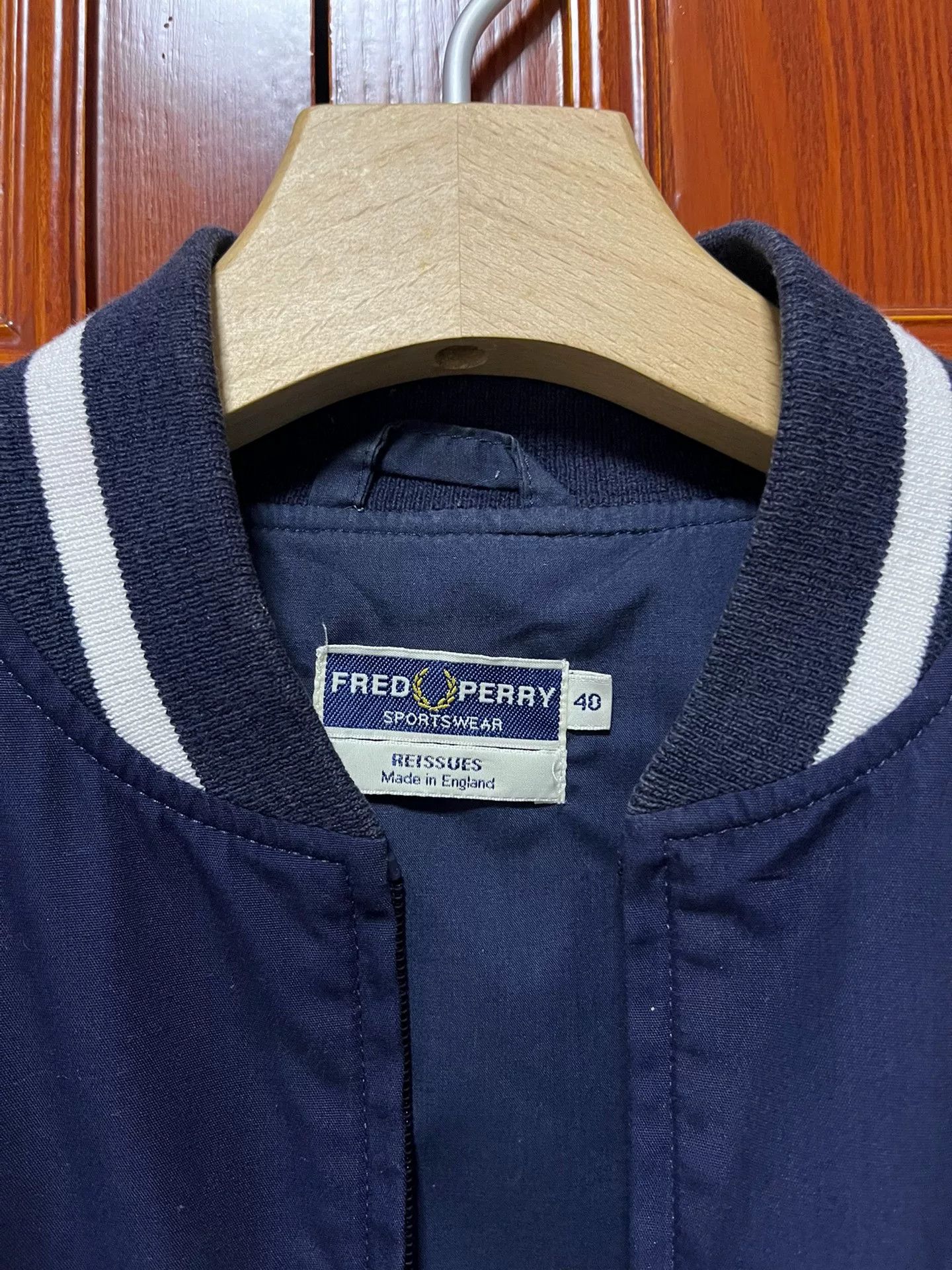 Fred Perry Fred Perry British-Made Baseball Jacket Size US XXS / EU 40 - 4 Thumbnail