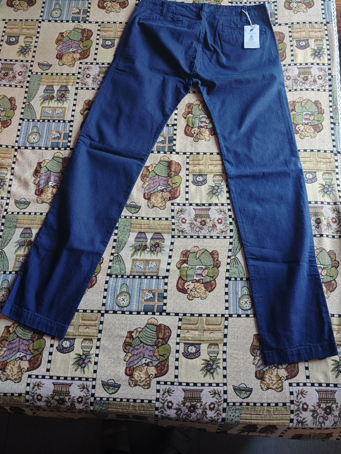 Pure Blue Japan Pure Blue Japan Houndstooth Indigo Pants Size US 34 / EU 50 - 3 Thumbnail