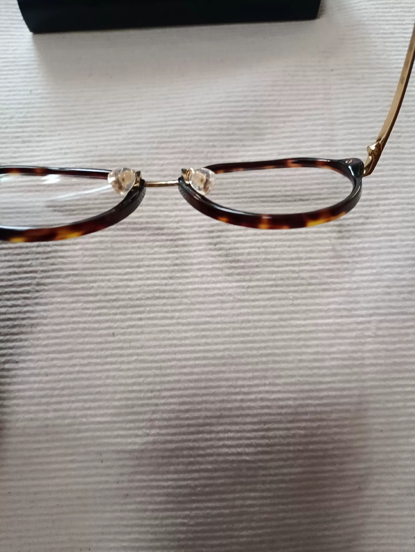 Hakusan Megane Baishan Amber Gold Titanium Glasses Size ONE SIZE - 7 Thumbnail
