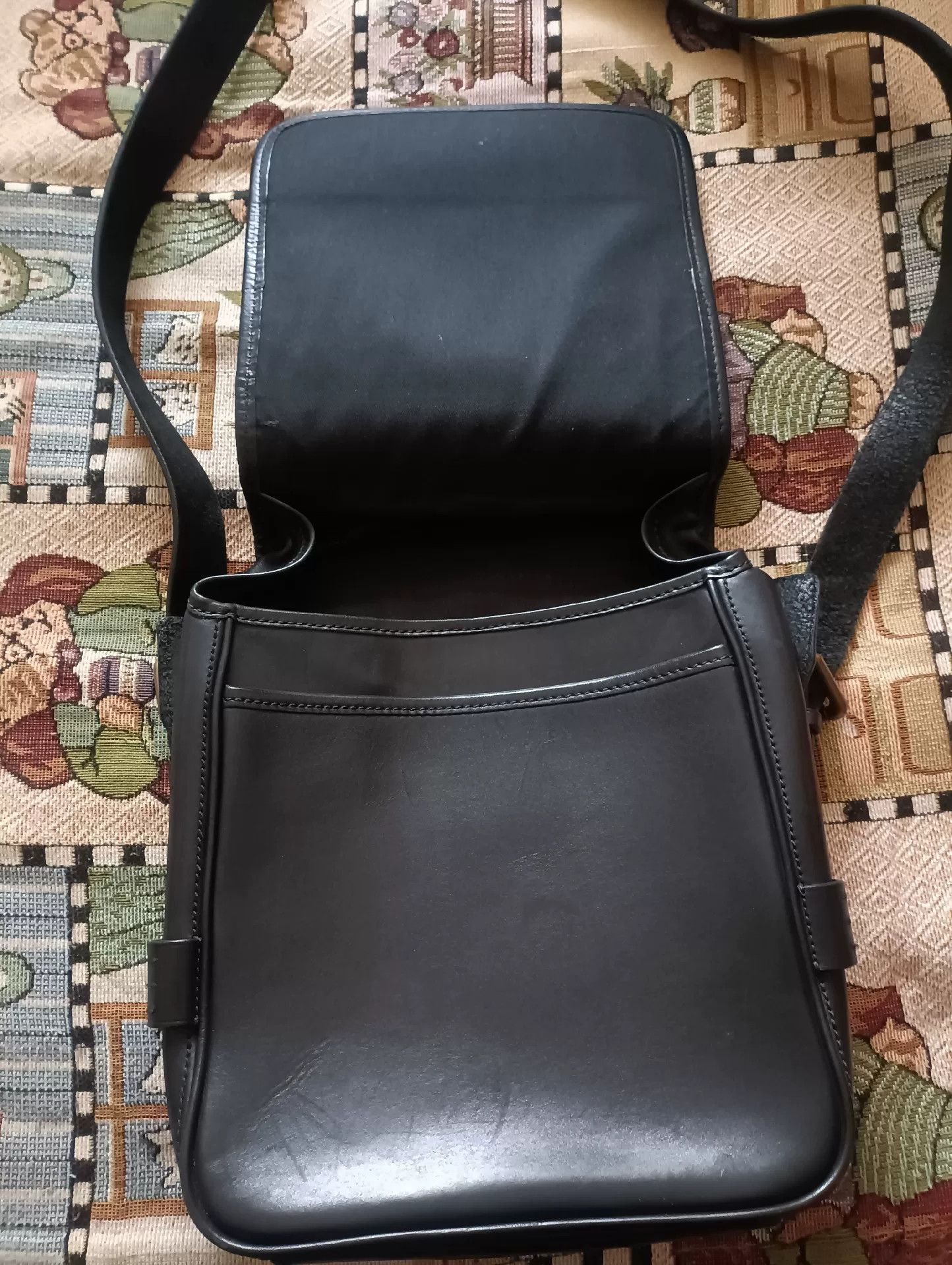 Ralph Lauren Ralph Lauren Black Leather Commuter Bag Size ONE SIZE - 2 Thumbnail