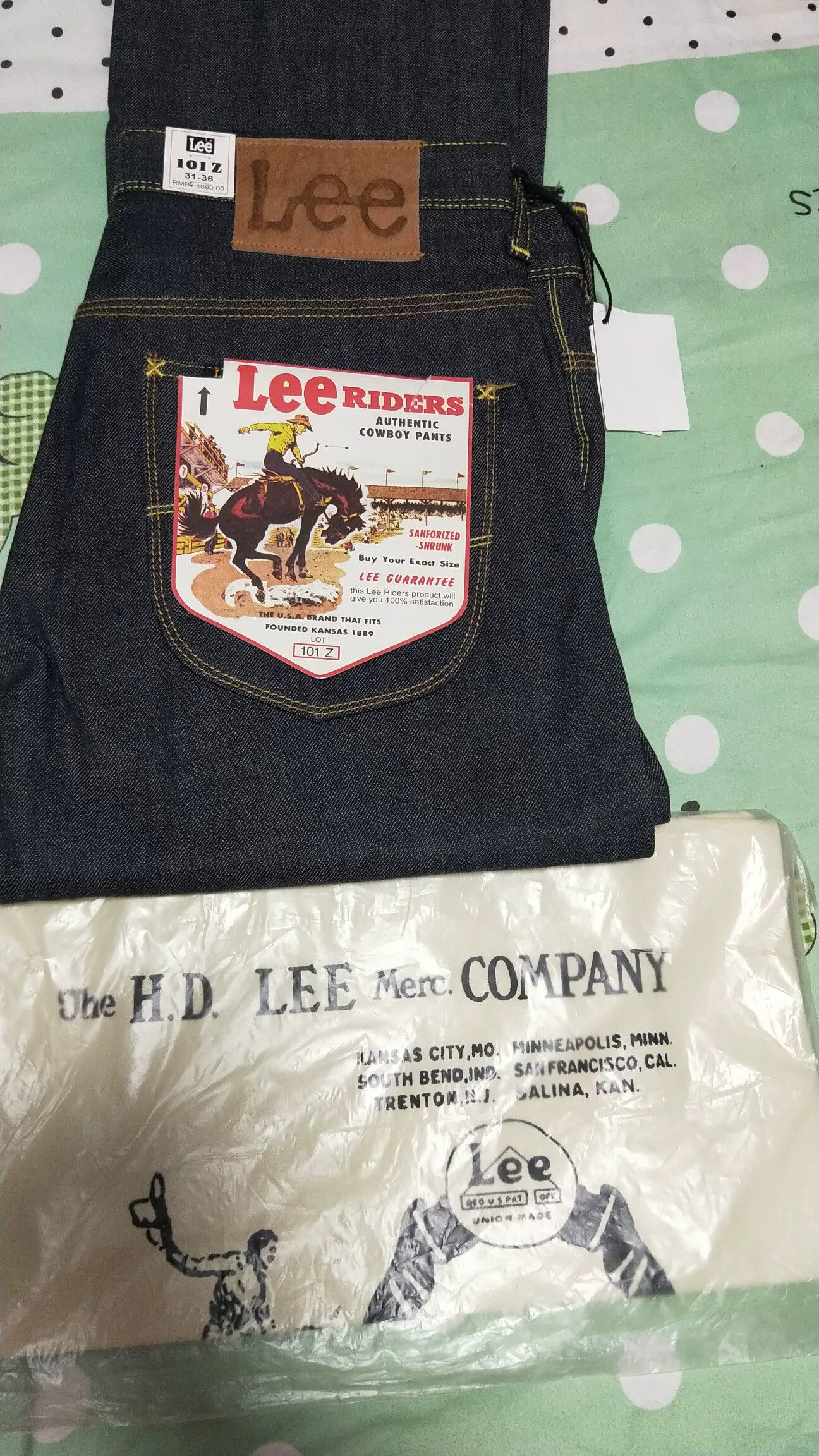 Lee LEE 101Z-5563 Denim Jeans Size US 31 - 4 Thumbnail