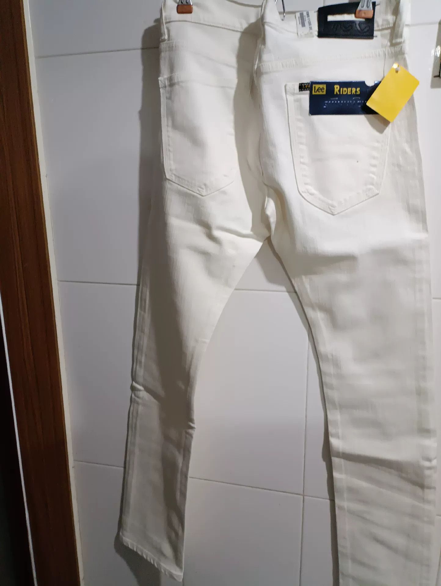 Lee LEE White Skinny Jeans Japan Made Size US 32 / EU 48 - 4 Thumbnail