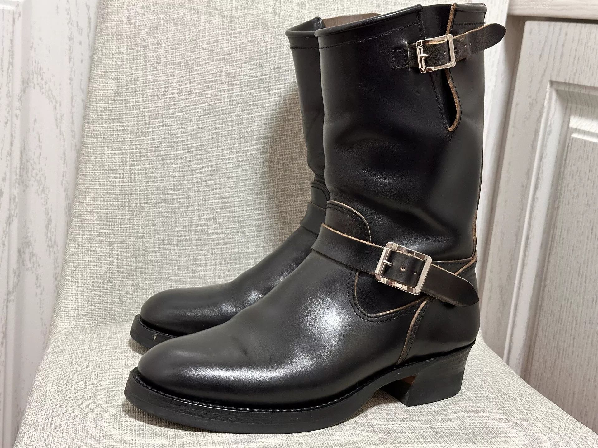ATTRACTIONS ATTRACTIONS 444 Engineer Boots Size US 7.5 / EU 40-41 - 3 Thumbnail