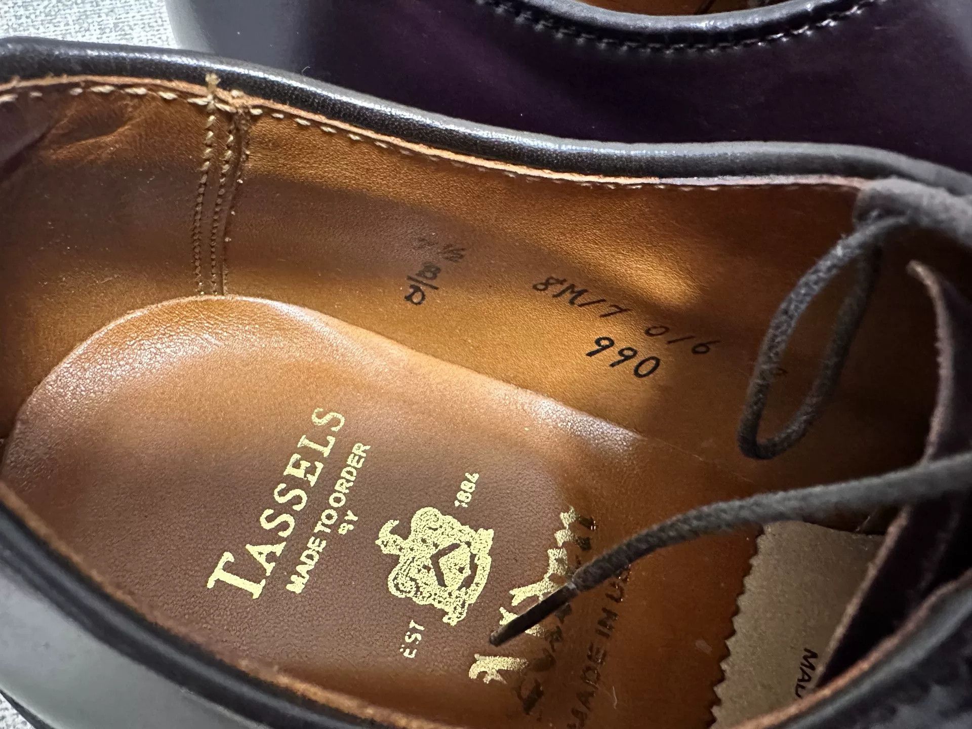 Alden Alden 990 Barrie Last 7.5D Size US 7.5 / EU 40-41 - 7 Thumbnail