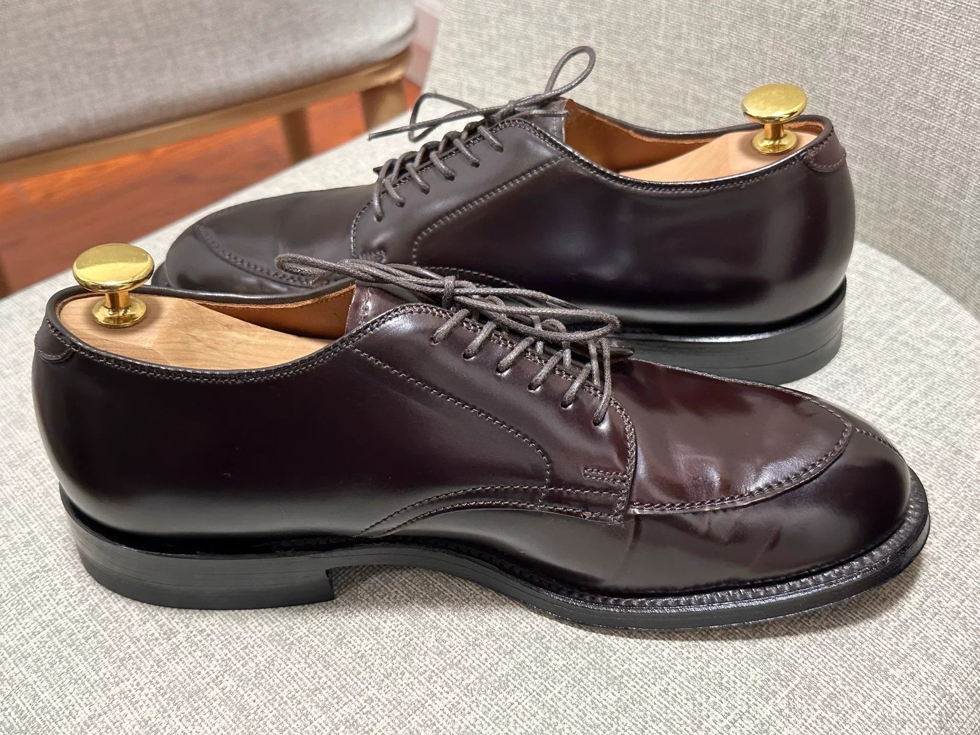 Alden Alden V-Tip 63088 Barrie Last Shoes Size US 7 / EU 40 - 4 Thumbnail