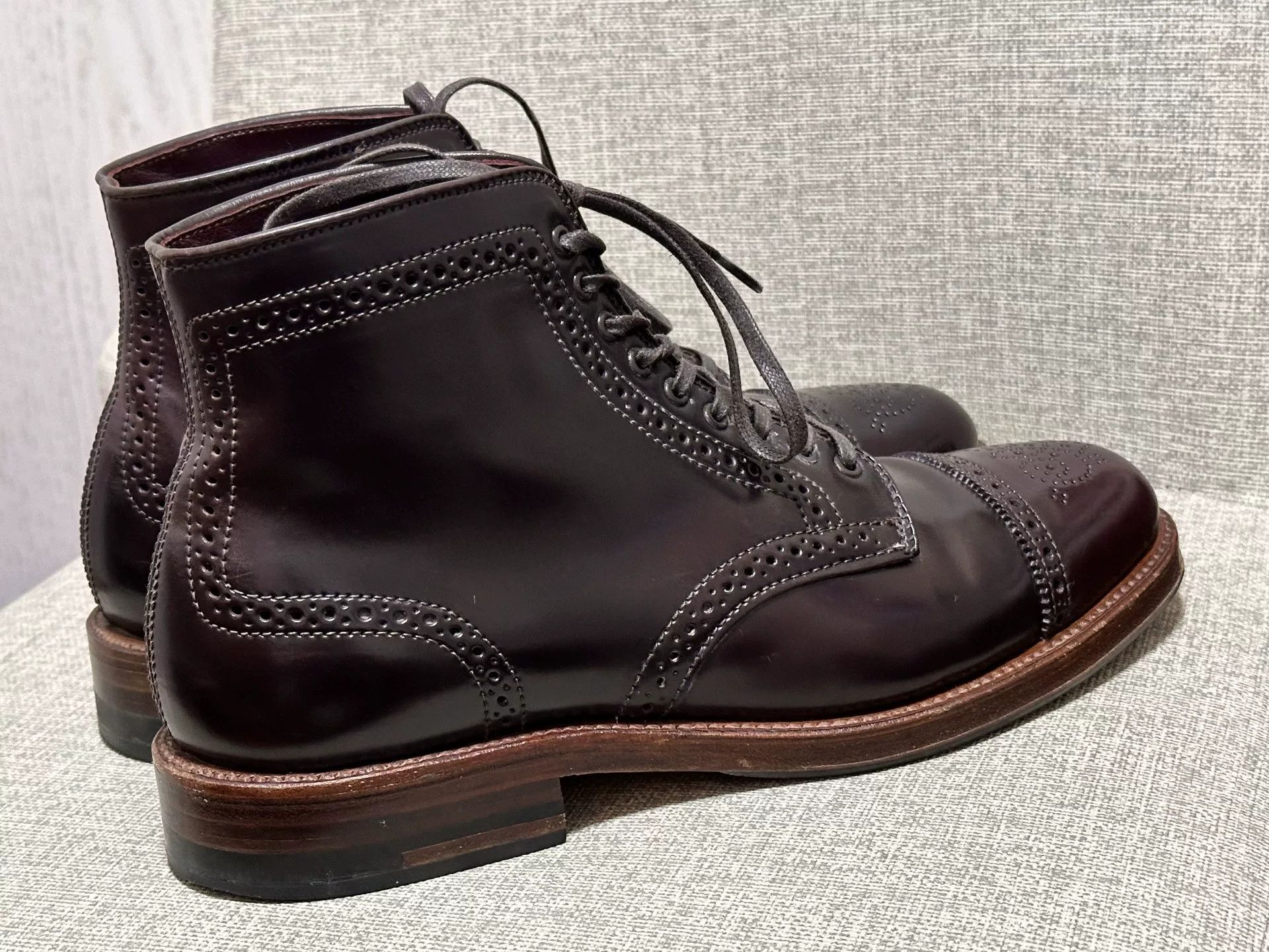 Alden Alden Medallion StraightTip Boot Size US 7.5 / EU 40-41 - 7 Thumbnail