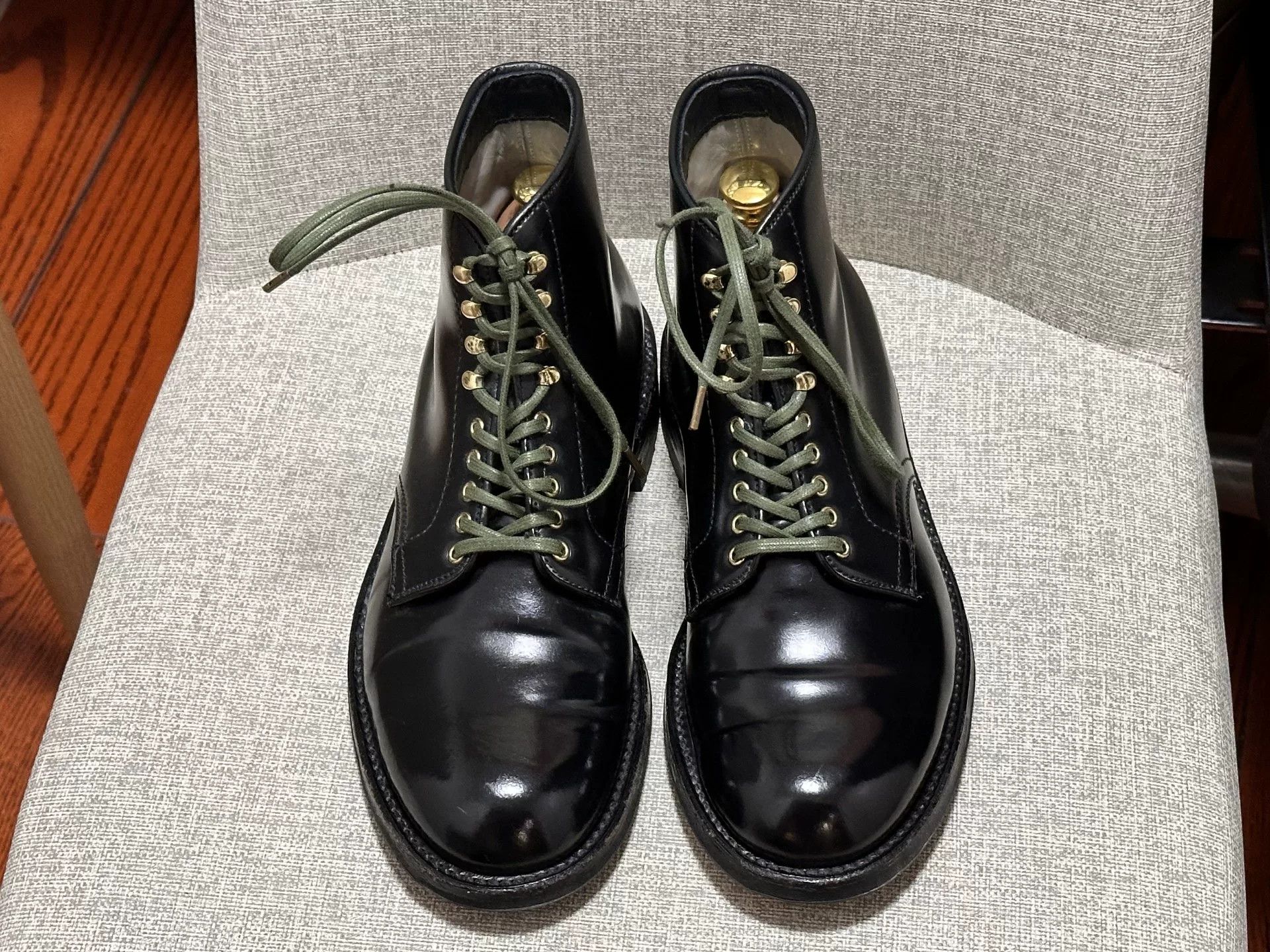 Alden Alden Plain Toe Blucher Shell Cordovan Size US 7.5 / EU 40-41 - 3 Thumbnail