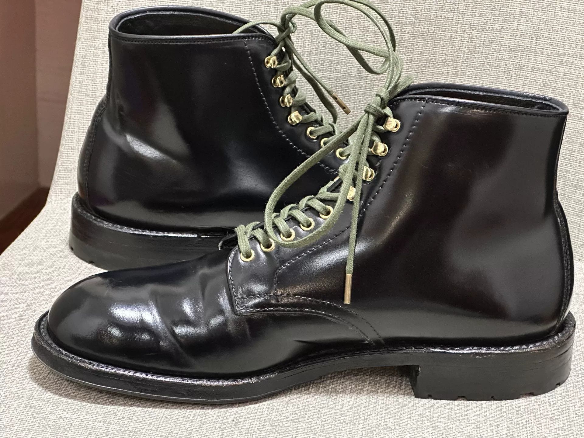 Alden Alden Plain Toe Blucher Shell Cordovan Size US 7.5 / EU 40-41 - 4 Thumbnail