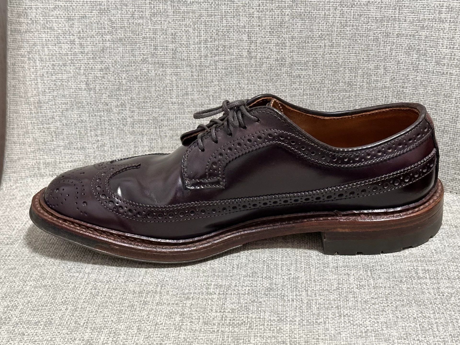 Alden Alden Shell Cordovan Longwing D5512C Size US 7 / EU 40 - 5 Thumbnail