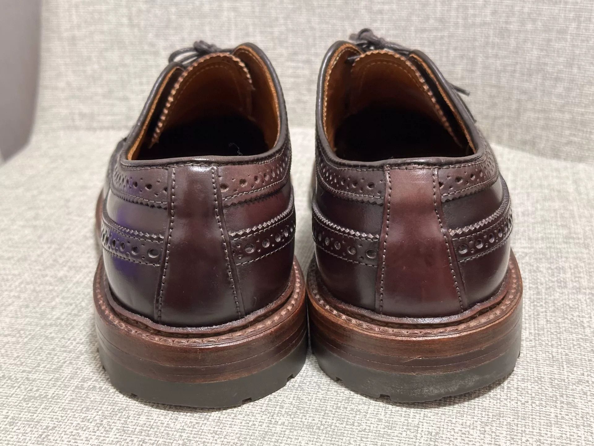 Alden Alden Shell Cordovan Longwing D5512C Size US 7 / EU 40 - 7 Thumbnail
