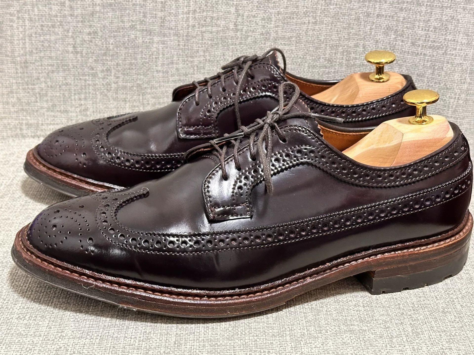 Alden Alden Shell Cordovan Longwing D5512C Size US 7.5 / EU 40-41 - 3 Thumbnail