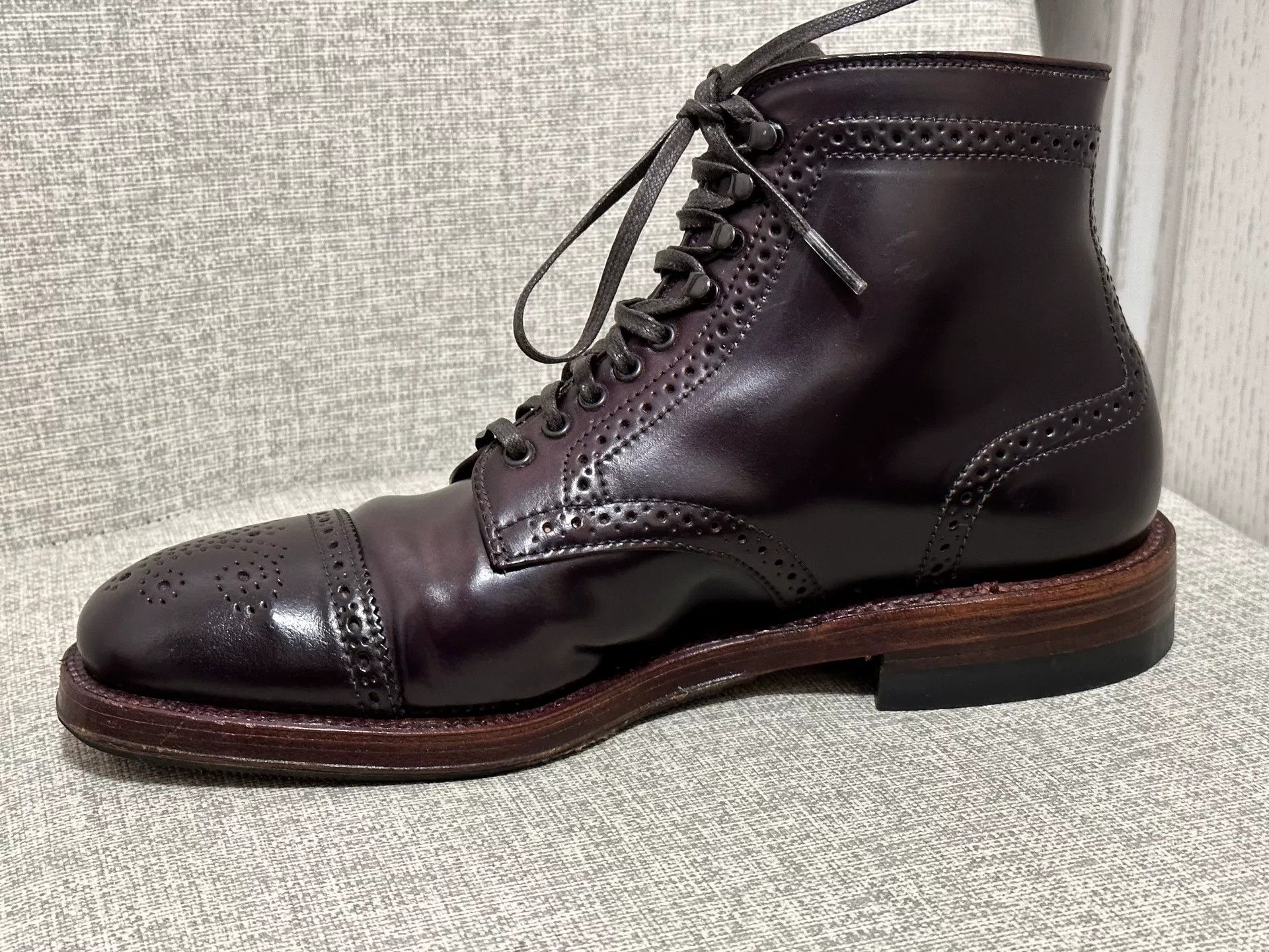 Alden Alden Venice Boot Shell Cordovan Size US 7.5 / EU 40-41 - 6 Thumbnail