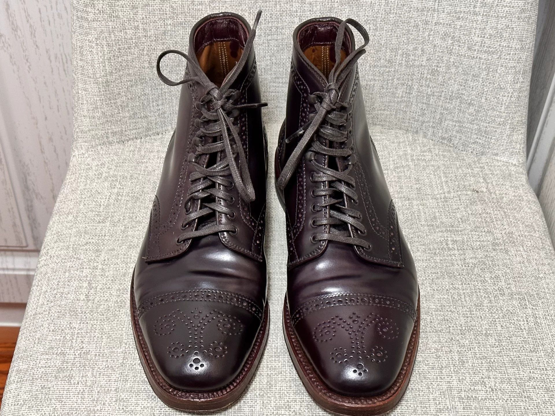 Alden Alden Venice Boot Shell Cordovan Size US 7.5 / EU 40-41 - 2 Thumbnail