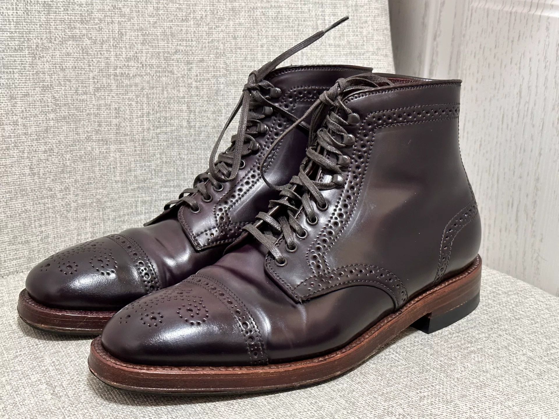 Alden Alden Venice Boot Shell Cordovan Size US 7.5 / EU 40-41 - 3 Thumbnail