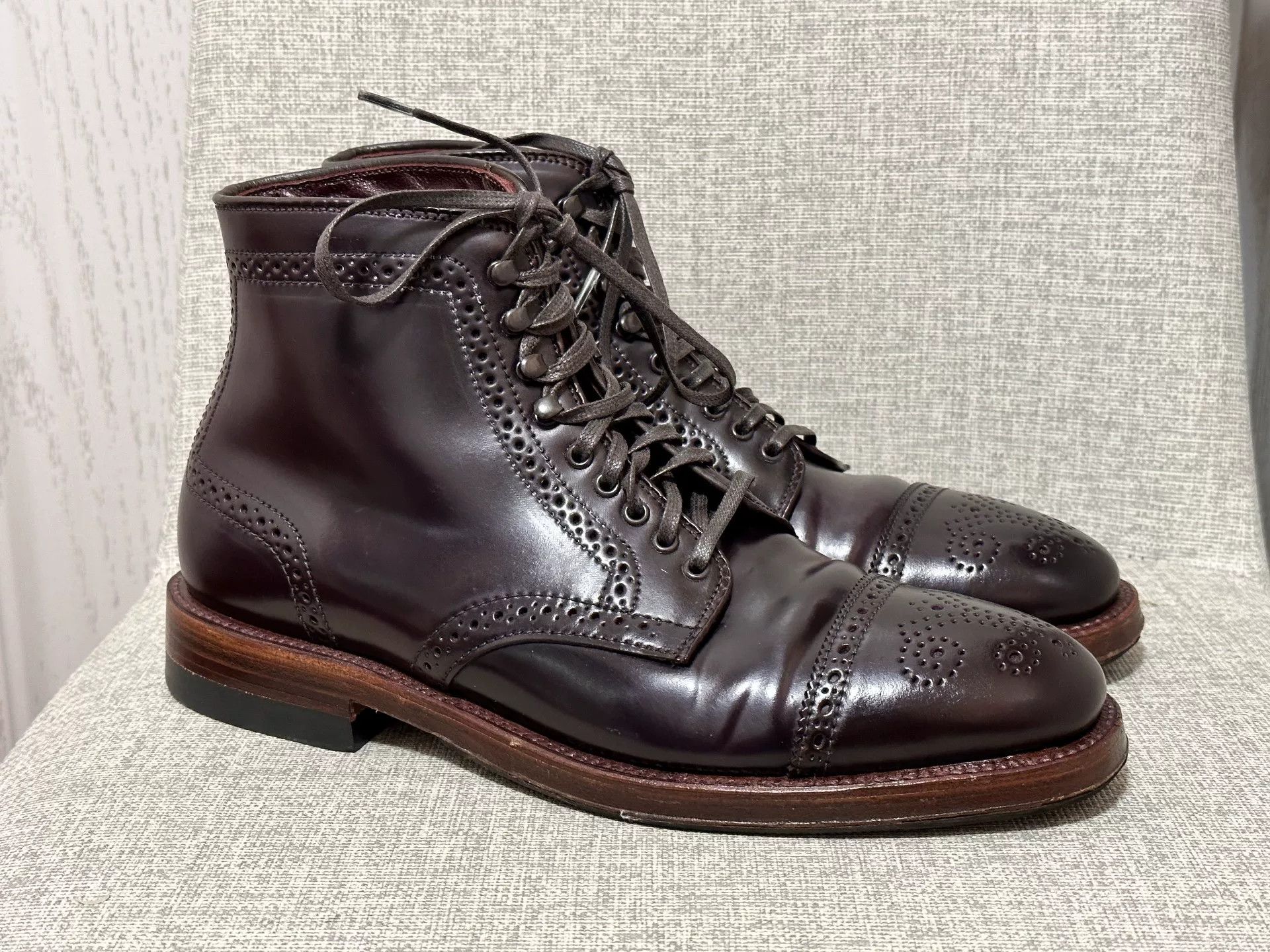 Alden Alden Venice Boot Shell Cordovan Size US 7.5 / EU 40-41 - 4 Thumbnail