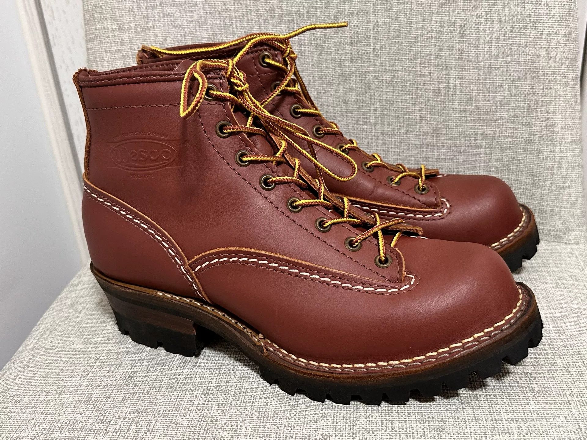WESCO Wesco 9109 Red Dog Oil Leather Boots Size US 7.5 / EU 40-41 - 6 Thumbnail