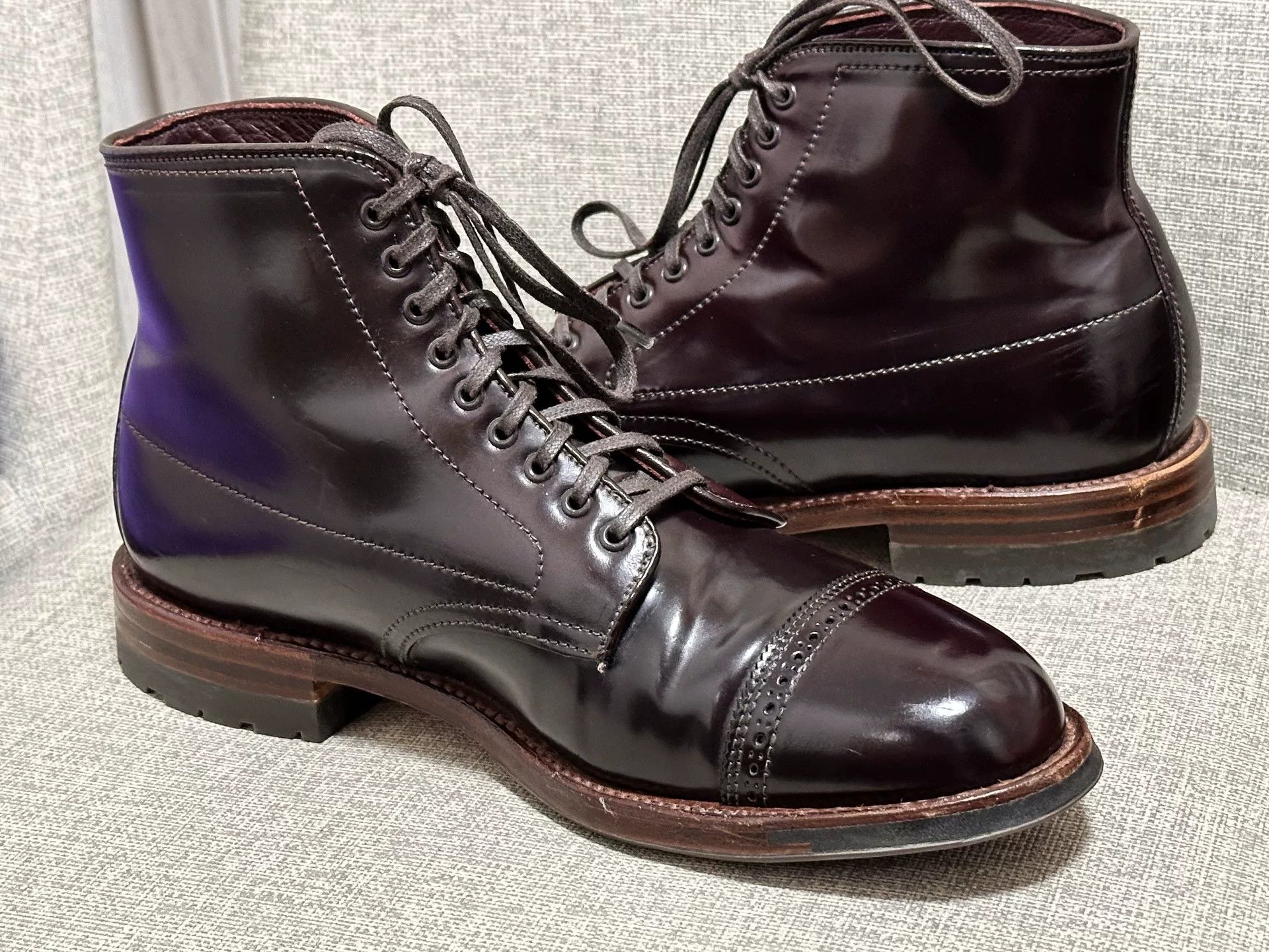 Alden Alden Shell Cordovan Jumper Captoe Size US 7.5 / EU 40-41 - 4 Thumbnail