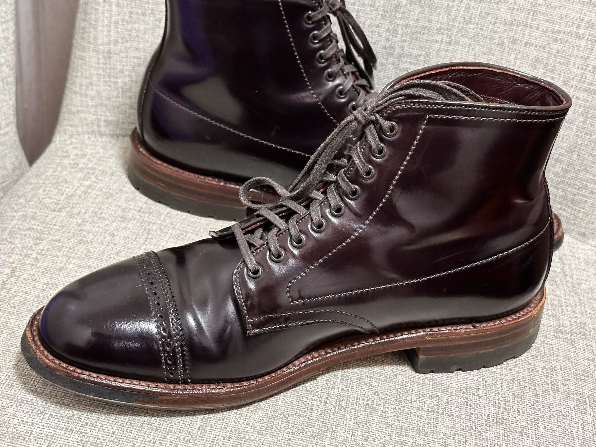 Alden Alden Shell Cordovan Jumper Captoe Size US 7.5 / EU 40-41 - 5 Thumbnail