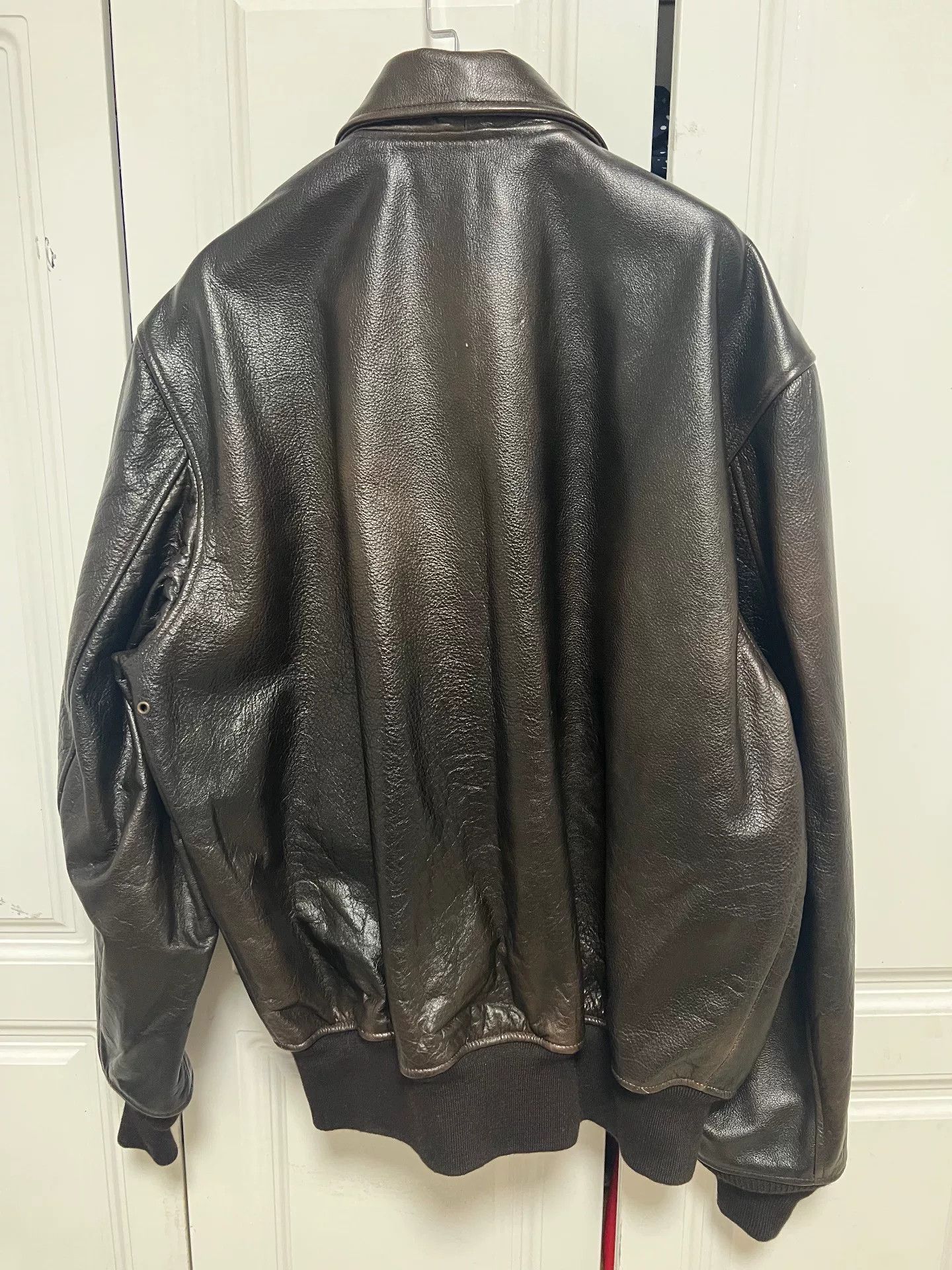 Wings + Horns Us Wings Leather A2 Flight Jacket Size US XL / EU 56 / 4 - 8 Thumbnail
