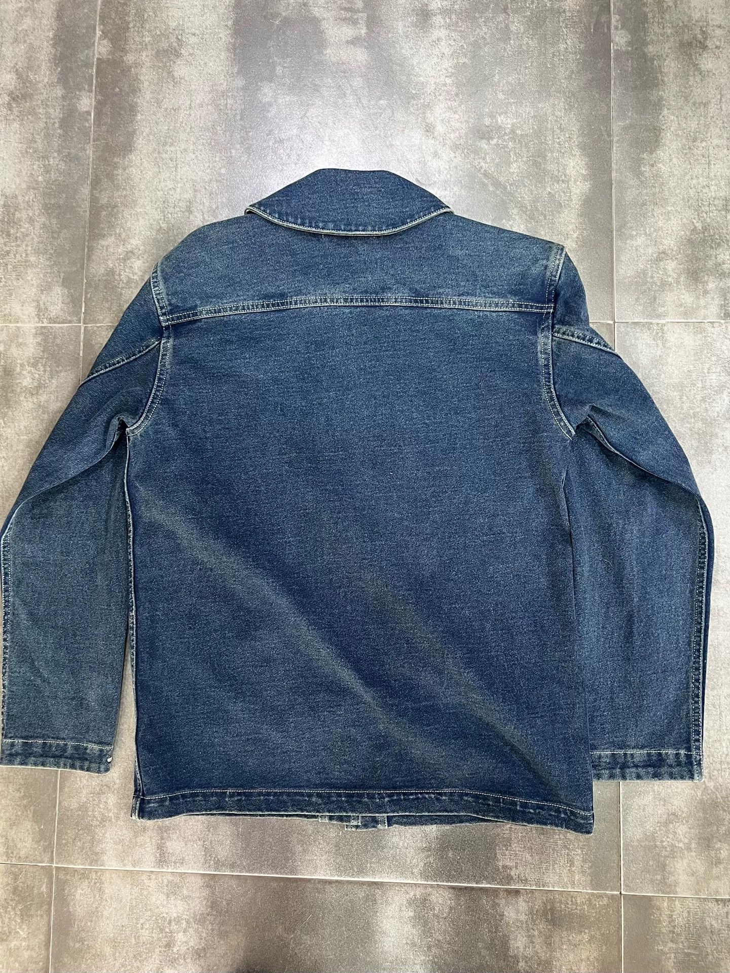 RRL Ralph Lauren RRL Indigo Jersey Deck Jacket Size US XS / EU 42 / 0 - 2 Thumbnail
