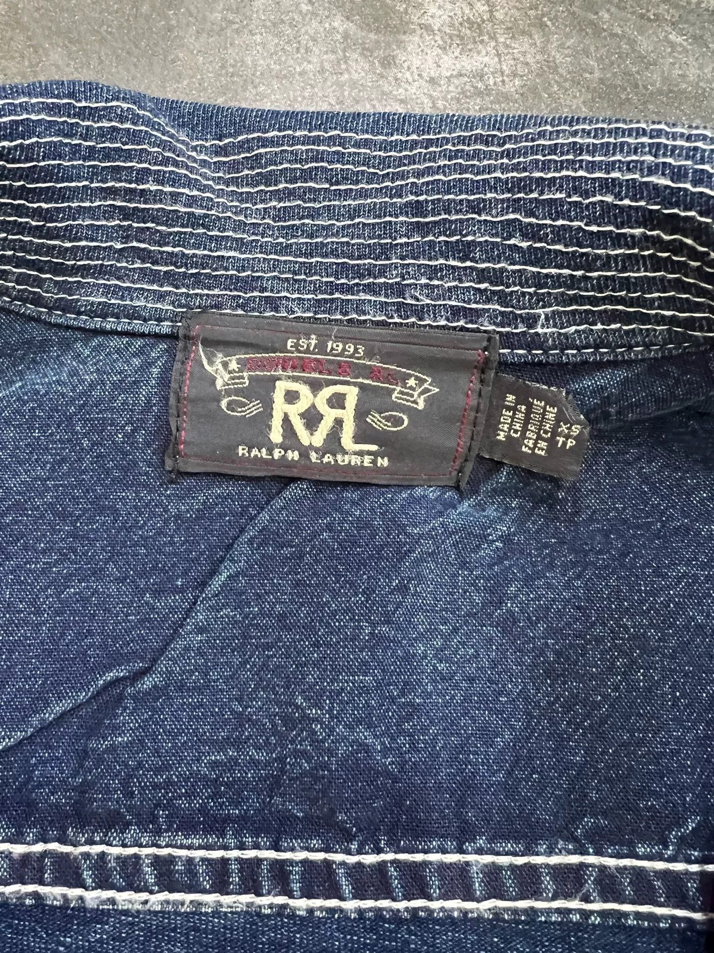 RRL Ralph Lauren RRL Indigo Jersey Deck Jacket Size US XS / EU 42 / 0 - 5 Thumbnail