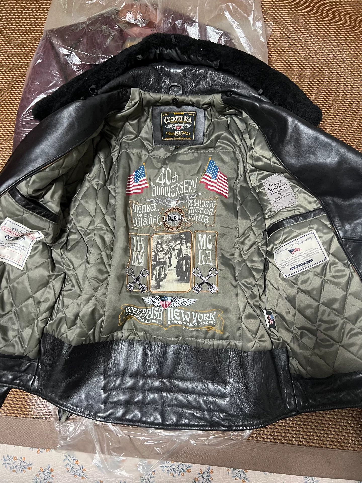 Cockpit USA COCKPIT American Horsehide Leather Jacket Size US S / EU 44-46 / 1 - 5 Thumbnail